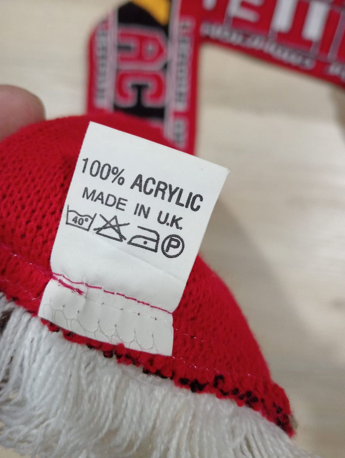 Vintage Vintage Manchester United Scarf/mafla Size ONE SIZE - 2 Thumbnail
