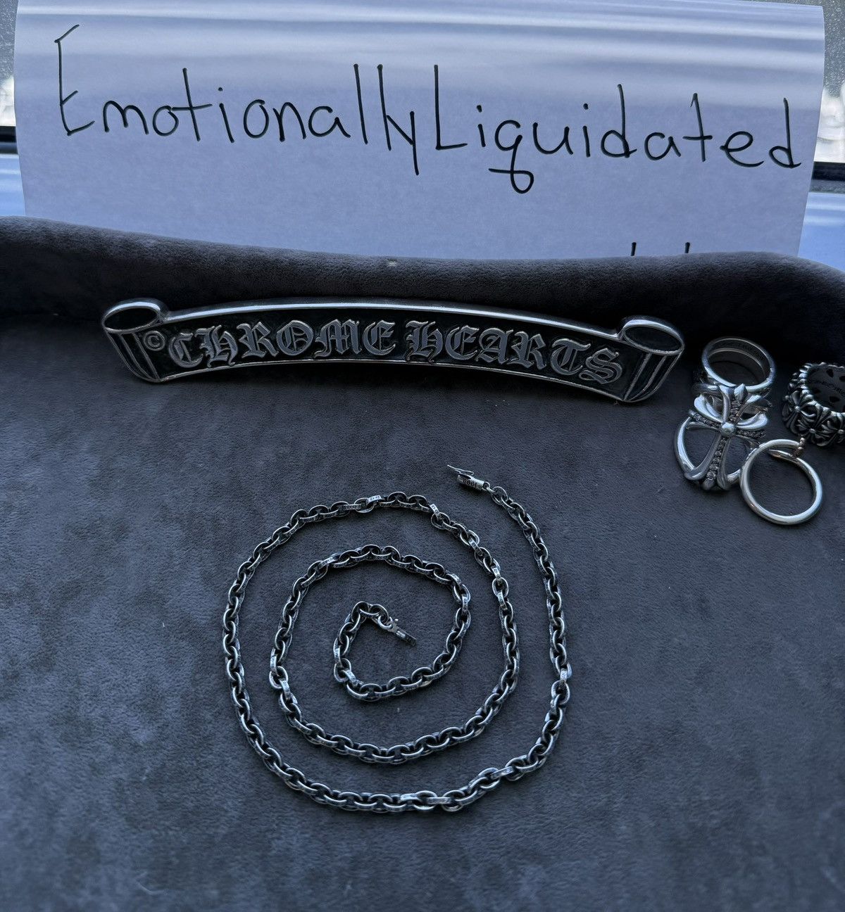 Chrome Hearts Chrome Hearts 30” Paper Chain Necklace | Grailed