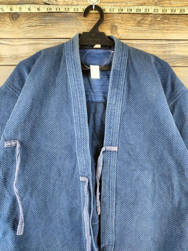 Japanese Brand DL Japan vintage skull Blue indigo Kimono #46-150 Size US M / EU 48-50 / 2 - 11 Thumbnail