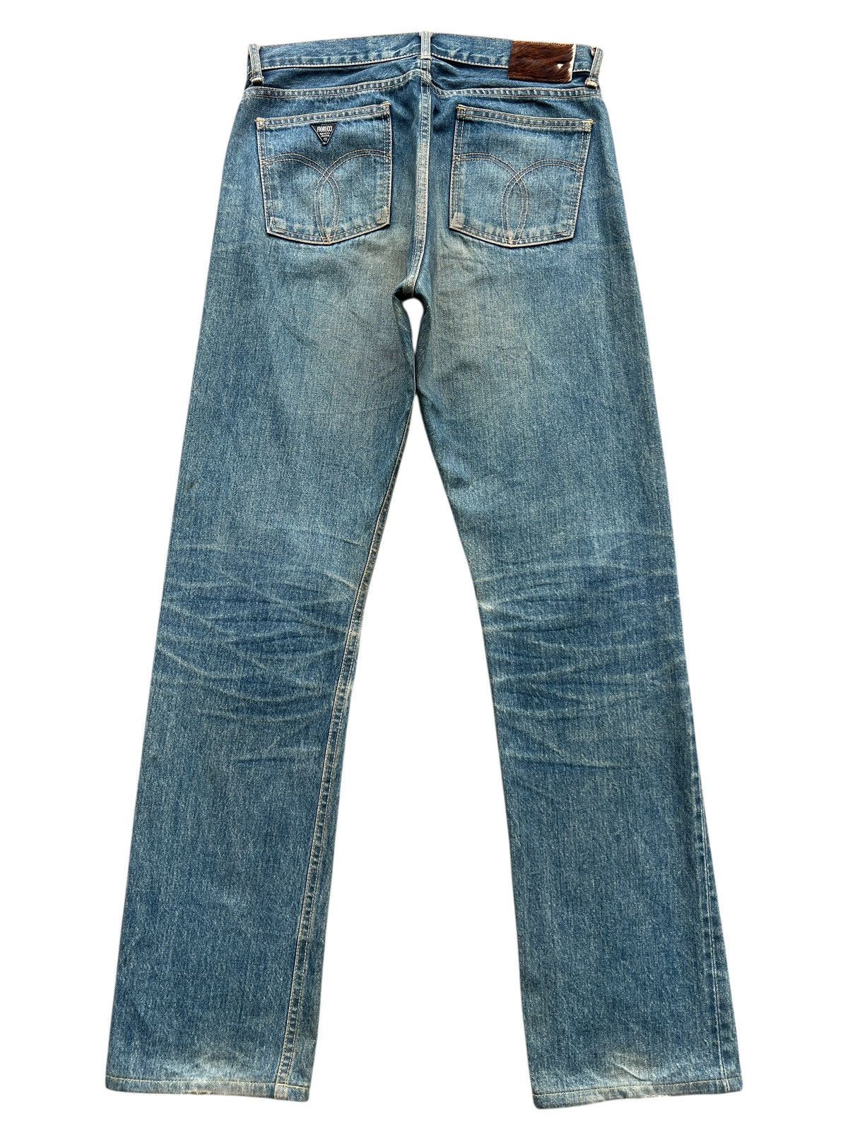 Fiorucci Vintage Fiorucci Distressed Selvedge Denim Jeans 31x32 Size US 31 - 3 Thumbnail