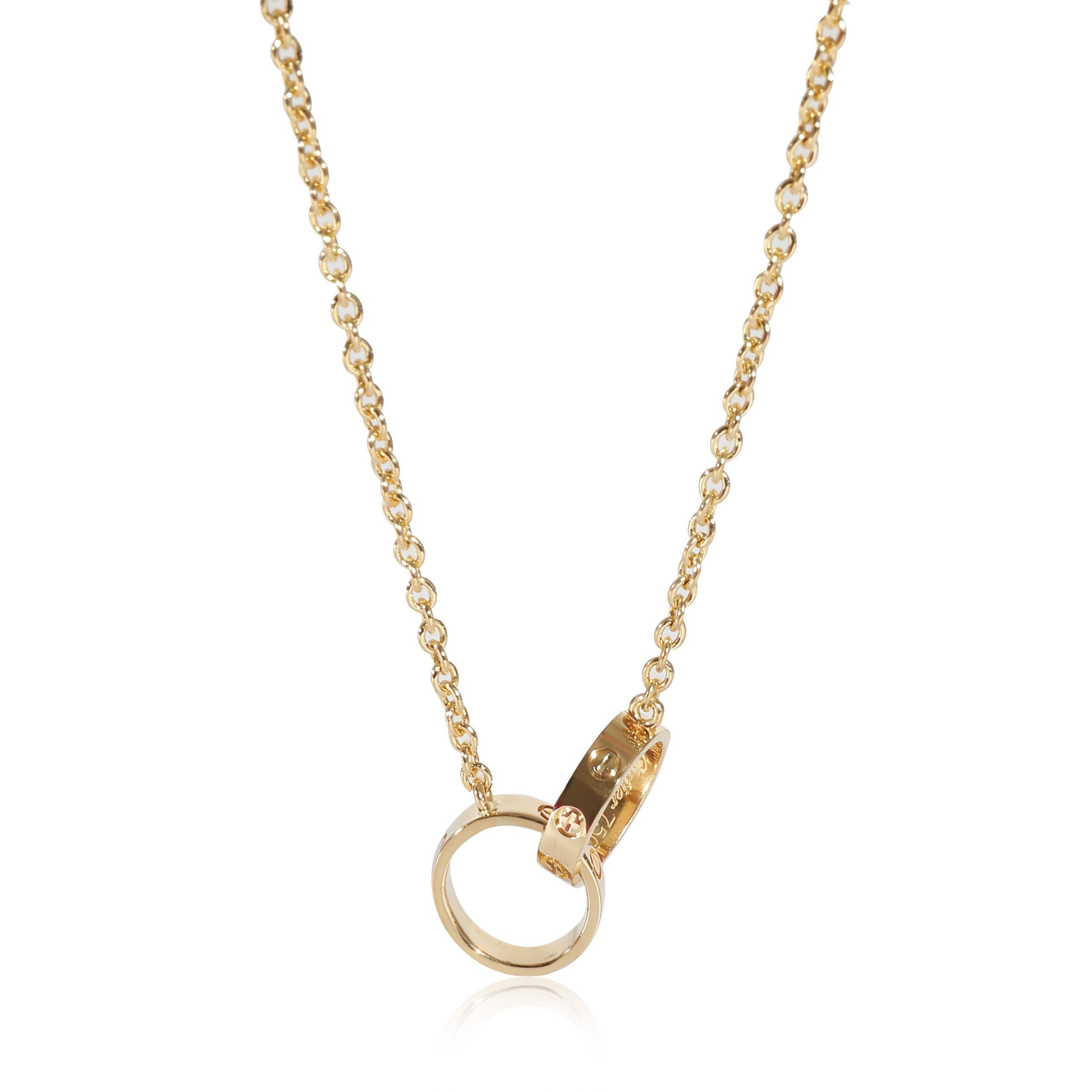 image of Cartier Love Necklace In 18K Yellow Gold, Women's
