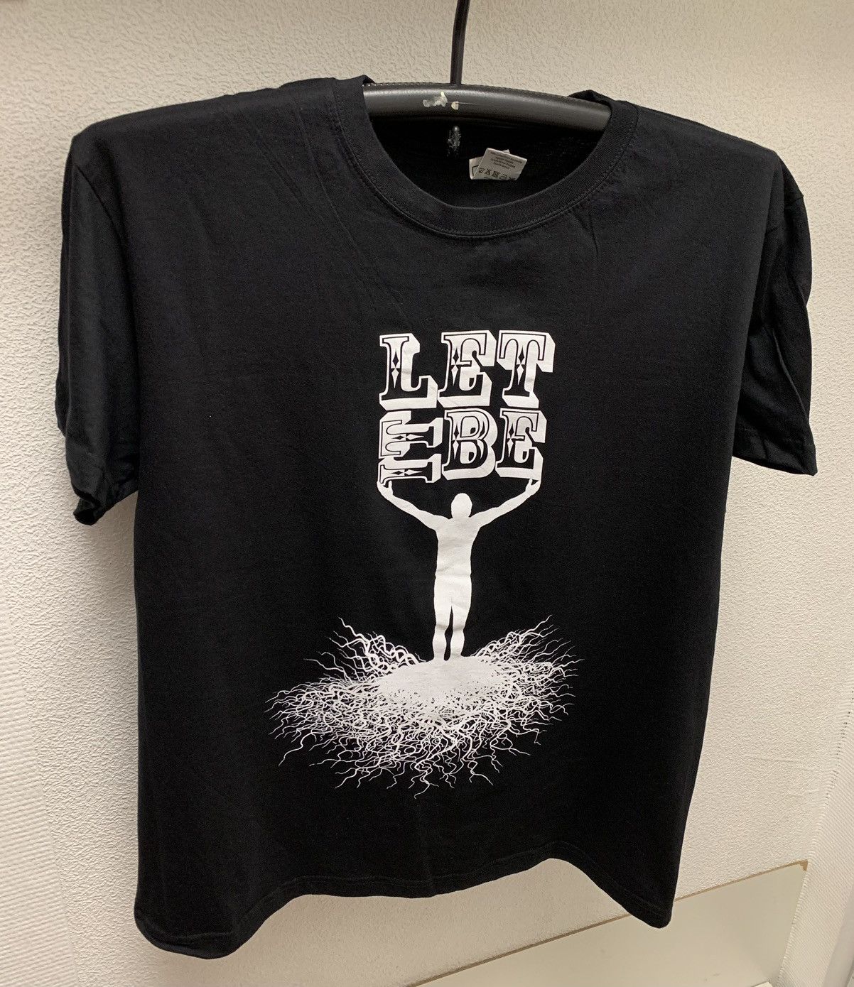 John Lennon 1998 vintage band rock tee Let it be L sz