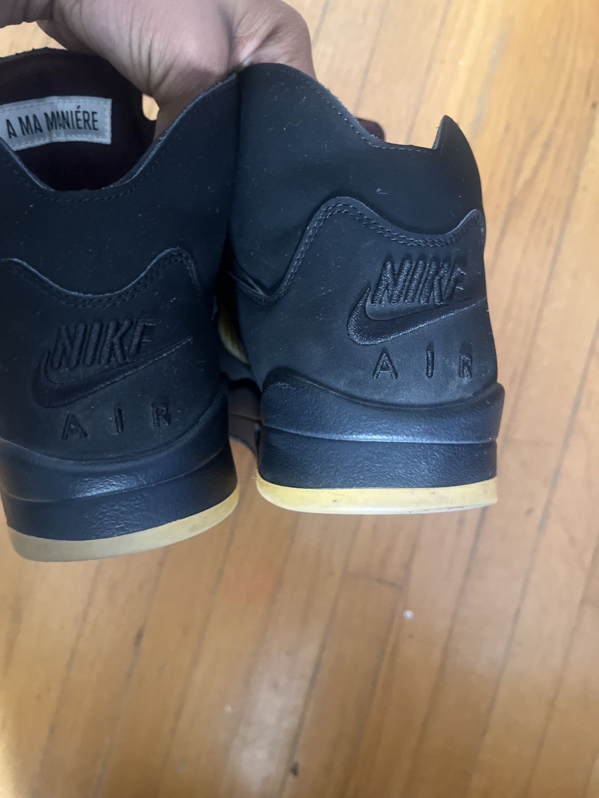 image of Jordan Nike À Ma Manière Jordan 5 Shoes in Black, Men's (Size 10)