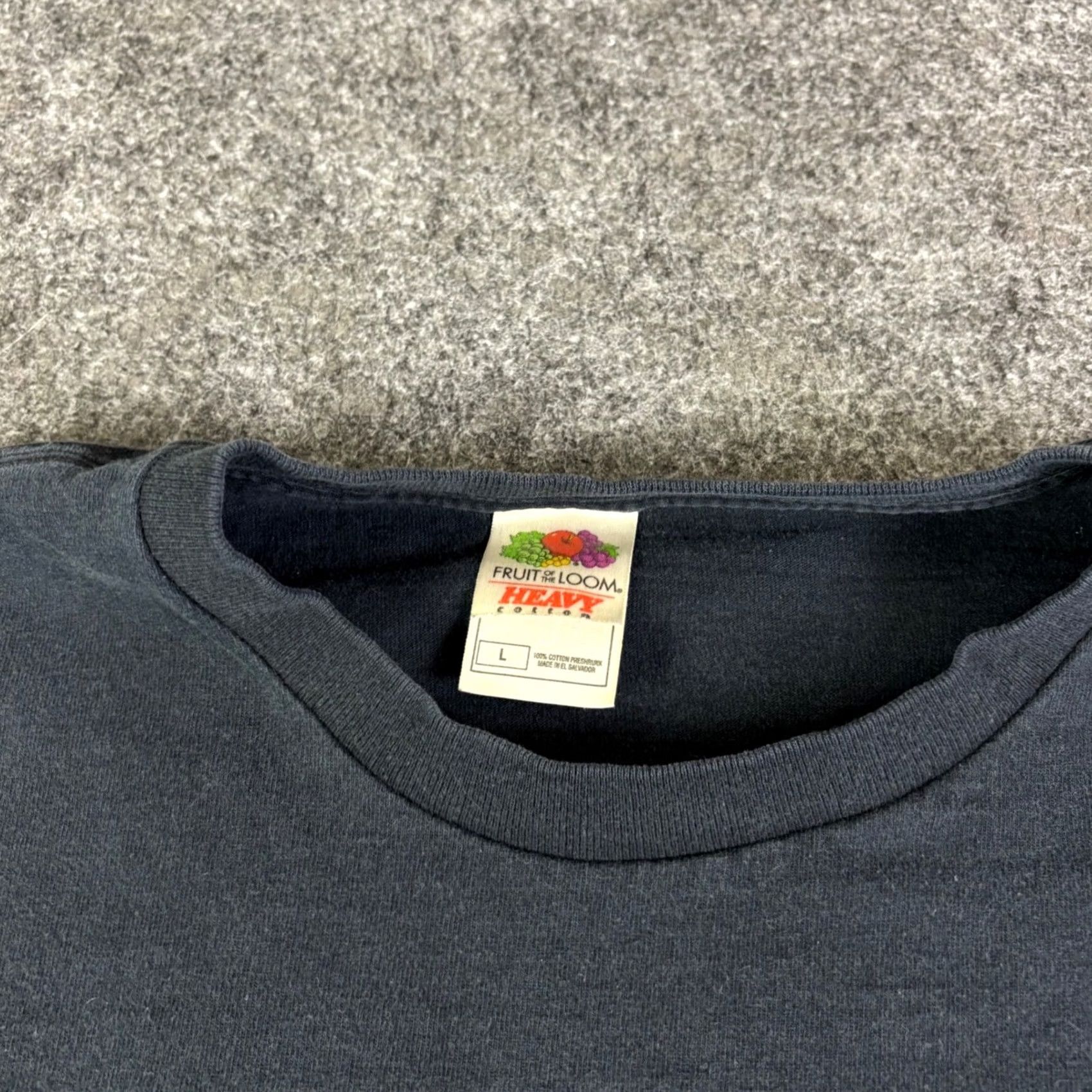 Fruit Of The Loom VINTAGE Choppers Forever T-Shirt Mens Large Black Iron Cross Thunder Graphic Size US L / EU 52-54 / 3 - 5 Thumbnail