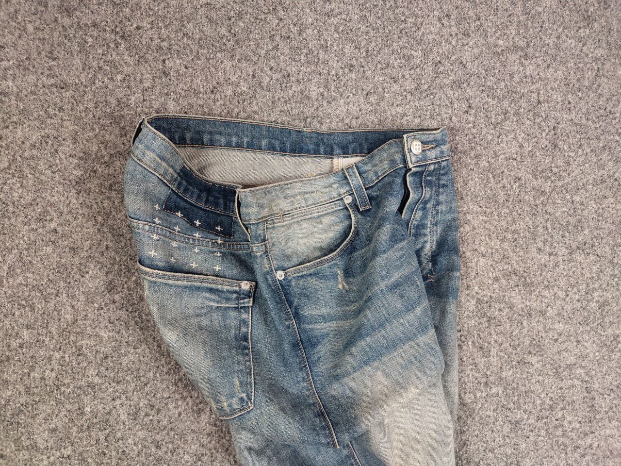 Ksubi Ksubi Design Slim Fit Distressed Denim Jeans Made in USA Size US 31 - 12 Thumbnail