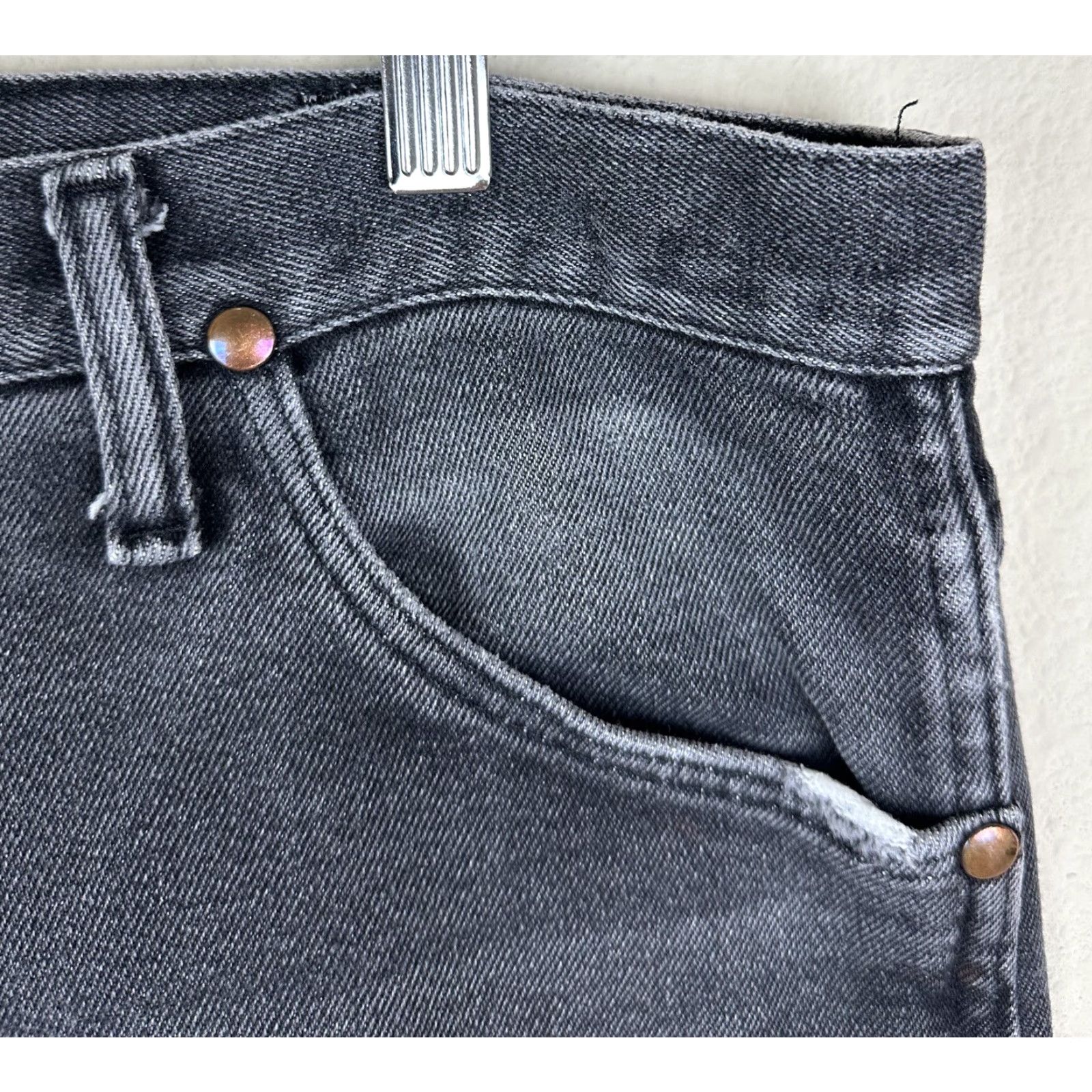 Wrangler Wrangler 938 Jeans Bootcut Slim 38x30 Black 5-Pocket Denim Stretch ACTUAL Slim Fit Cowboys Western Mens Jeans Size US 38 / EU 54 - 6 Thumbnail