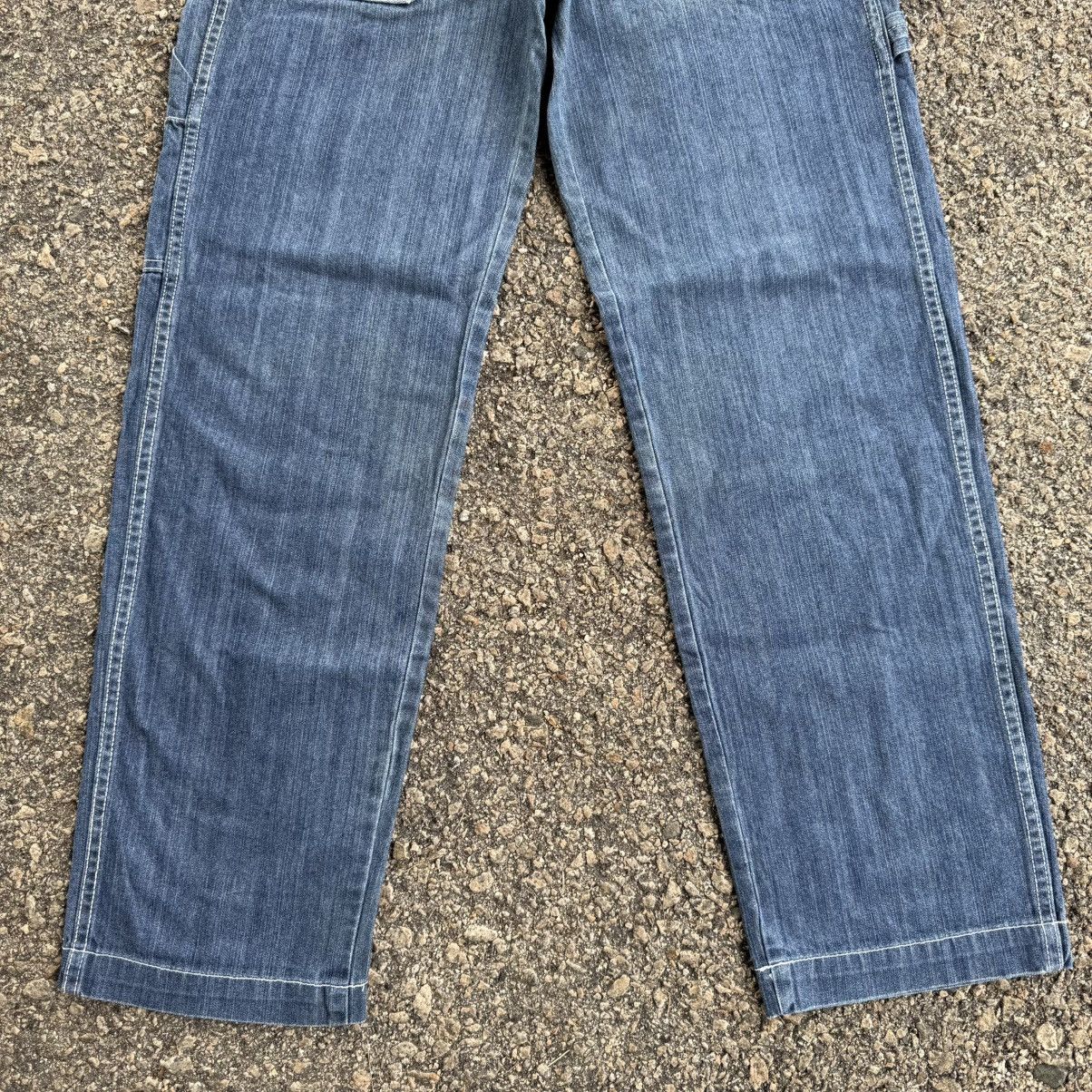 Japanese Brand W32 Vintage Hanjiva Bush Pants Faded Denim Jean Pants Size US 32 / EU 48 - 3 Thumbnail