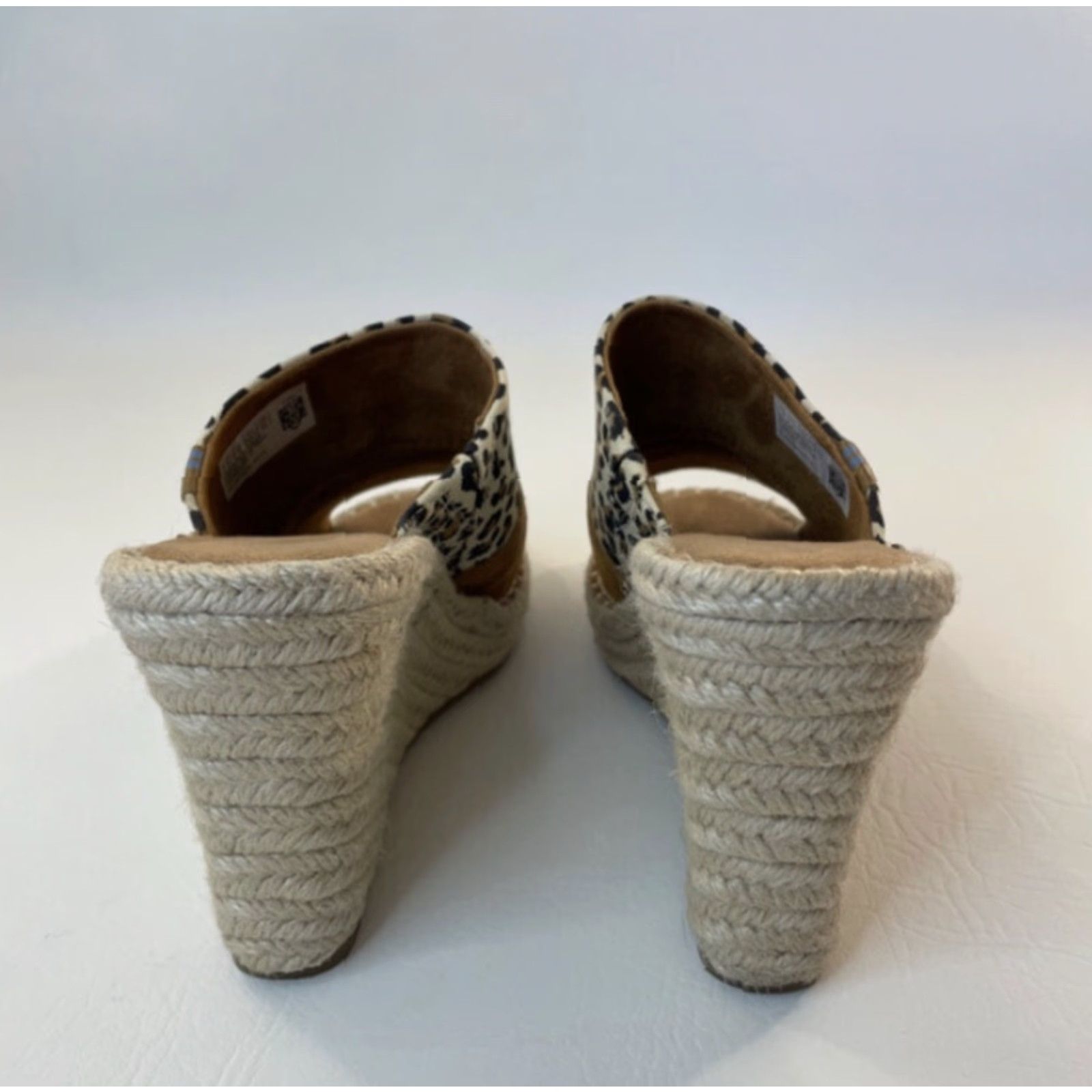 Toms TOMS Monica Espadrille Wedge Sandals Womens Size 8 Brown Casual Slip On High Heel Size US 8 / IT 38 - 3 Thumbnail