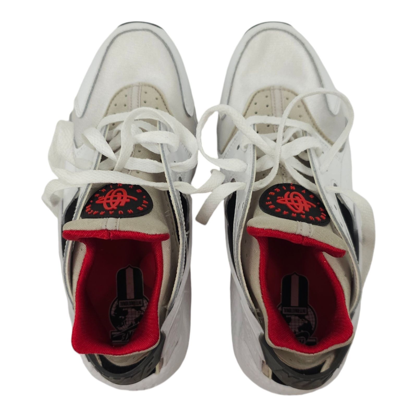 Nike Nike Air Huarache Sneakers Womens Size 7.5 White Black Iron Size US 7.5 / IT 37.5 - 7 Thumbnail