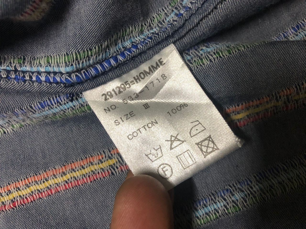 291295=Homme Vintage 291295=Homme Native Zipper Shirt Short Sleeve Size US M / EU 48-50 / 2 - 13 Thumbnail