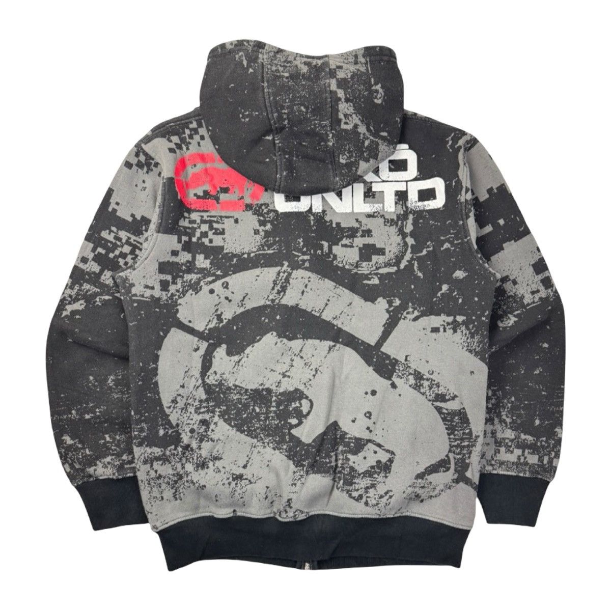 Ecko Unltd. Y2K Ecko Unltd. MMA Digi Camo Cyber Goth Emo Scene Hoodie Size US M / EU 48-50 / 2 - 2 Thumbnail