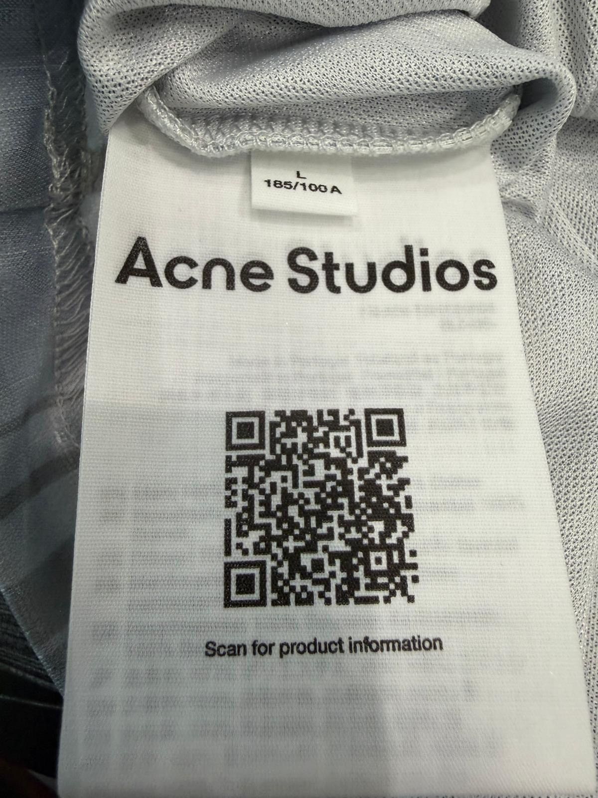 Acne Studios ACNE STUDIOS - Jersey Grey Size US L / EU 52-54 / 3 - 4 Thumbnail