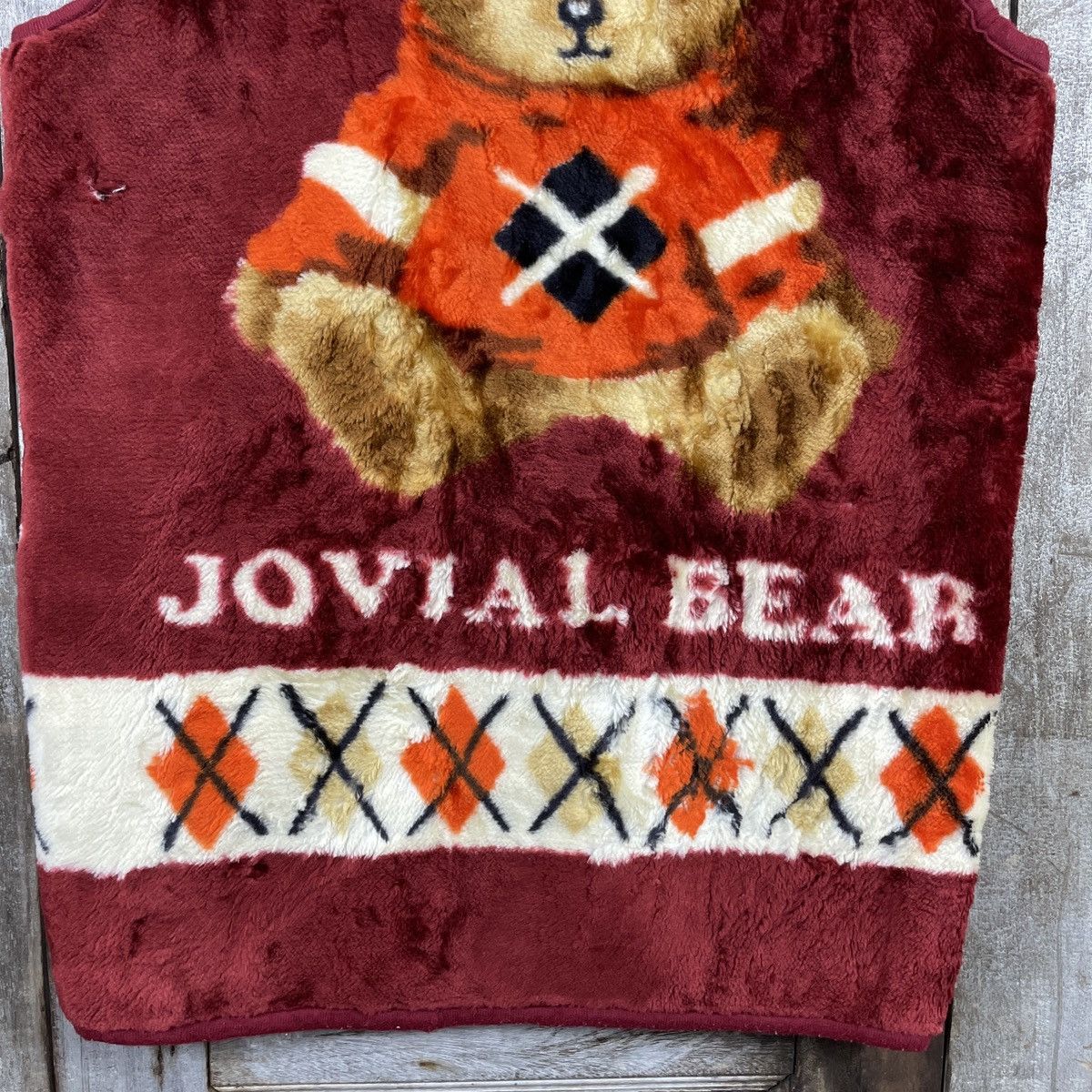 Cartoon Network × Japanese Brand × Vintage Vintage Jovial Bear Fleece Zipper Vests Size US M / EU 48-50 / 2 - 3 Thumbnail