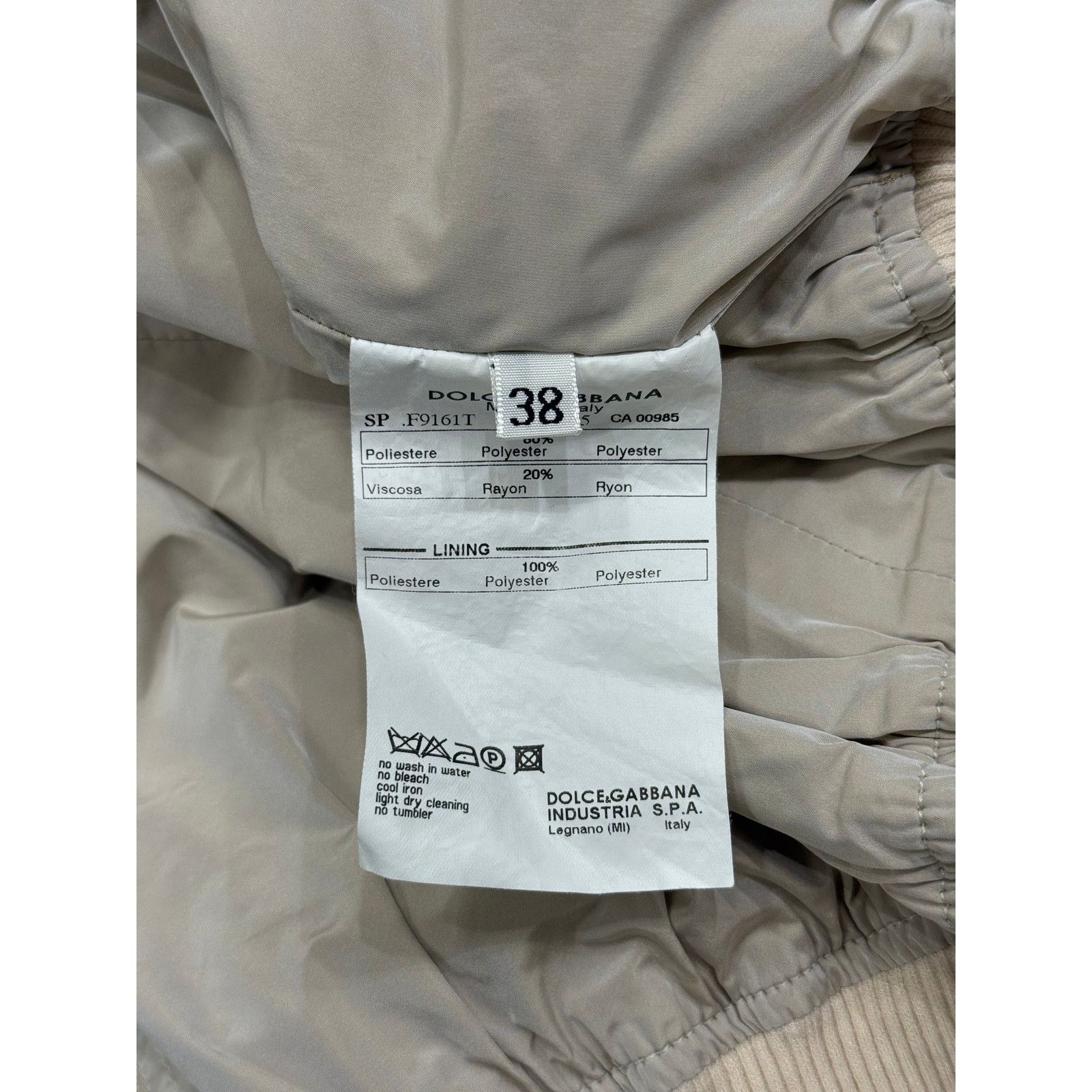 Dolce & Gabbana 2003 Dolce & Gabbana cropped nylon bomber jacket Size S / US 4 / IT 40 - 9 Thumbnail