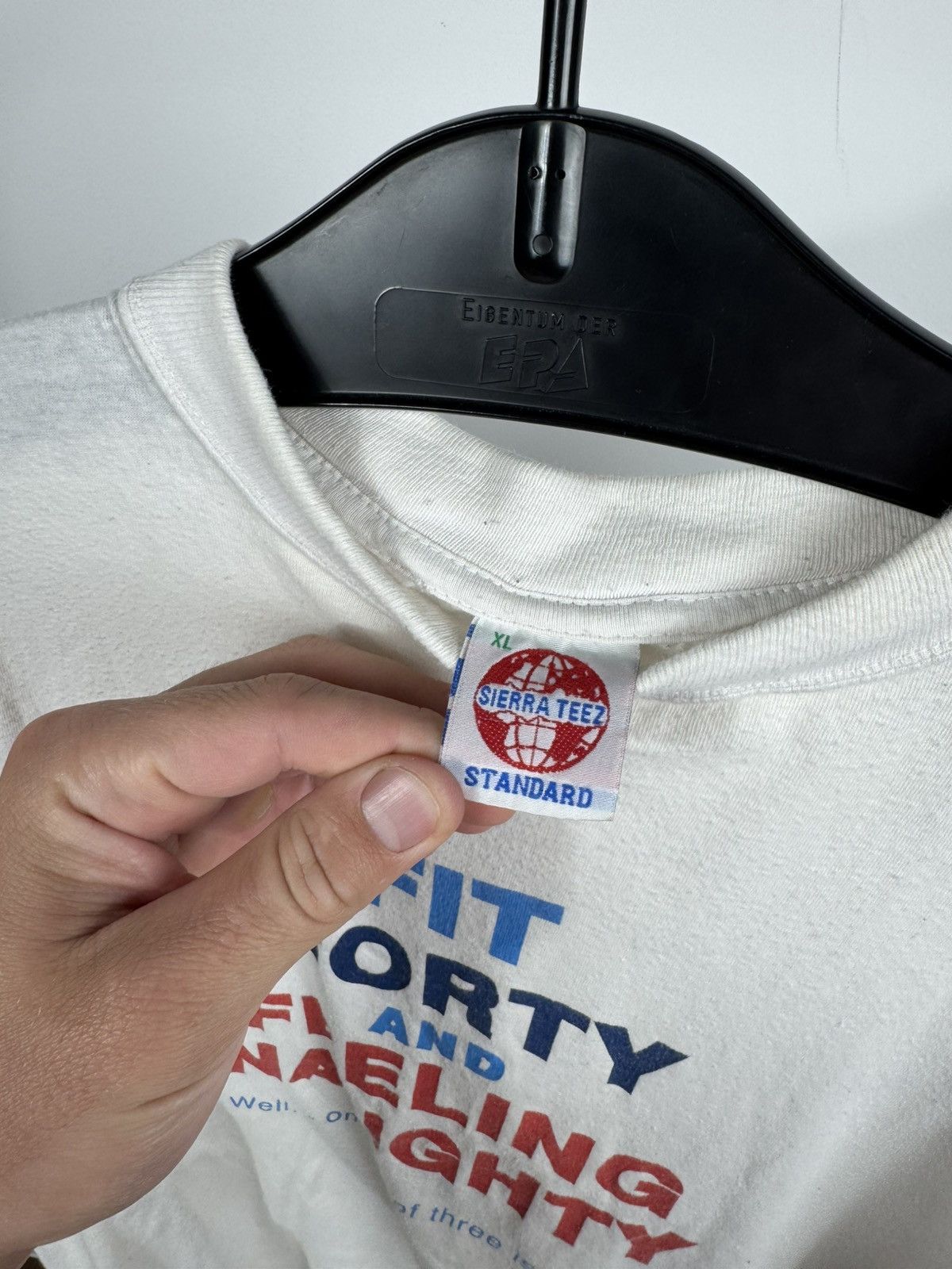 Other Vintage 1987 Fit Forty Feeling Naughty Graphic Tee White XL Size US XL / EU 56 / 4 - 7 Thumbnail