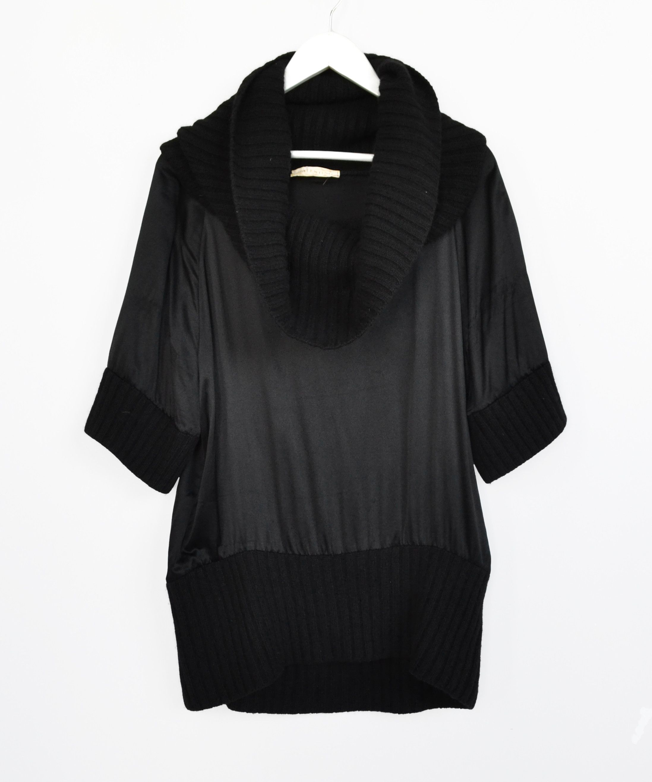 Valentino VALENTINO Sweater Tunica Dress Wool Silk Collar Size 8 Size S / US 4 / IT 40 - 6 Thumbnail