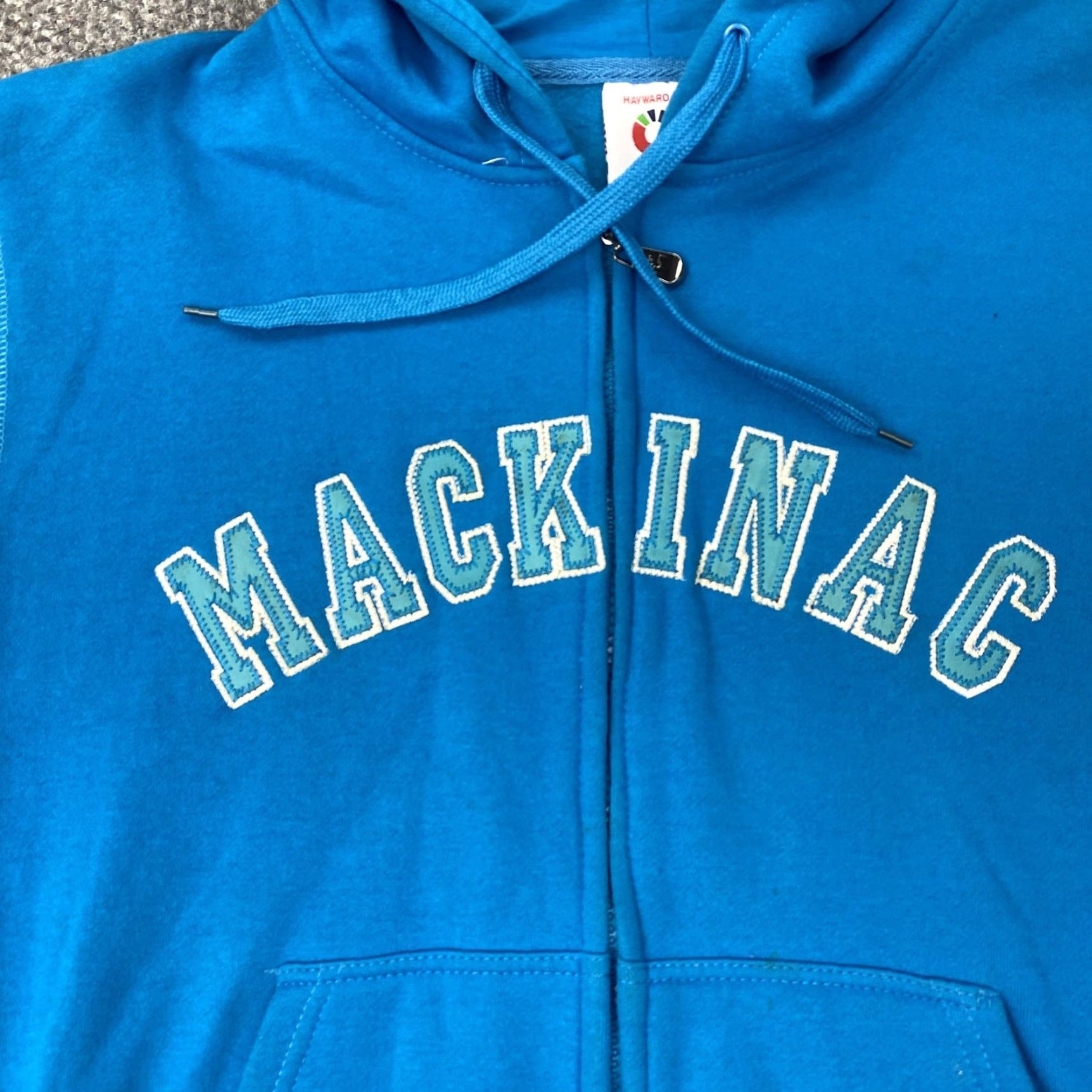 Vintage VINTAGE Mackinac Island Hoodie Mens Small Zip Up Sweatshirt Embroidered Tourist Souvenir Size US S / EU 44-46 / 1 - 2 Thumbnail