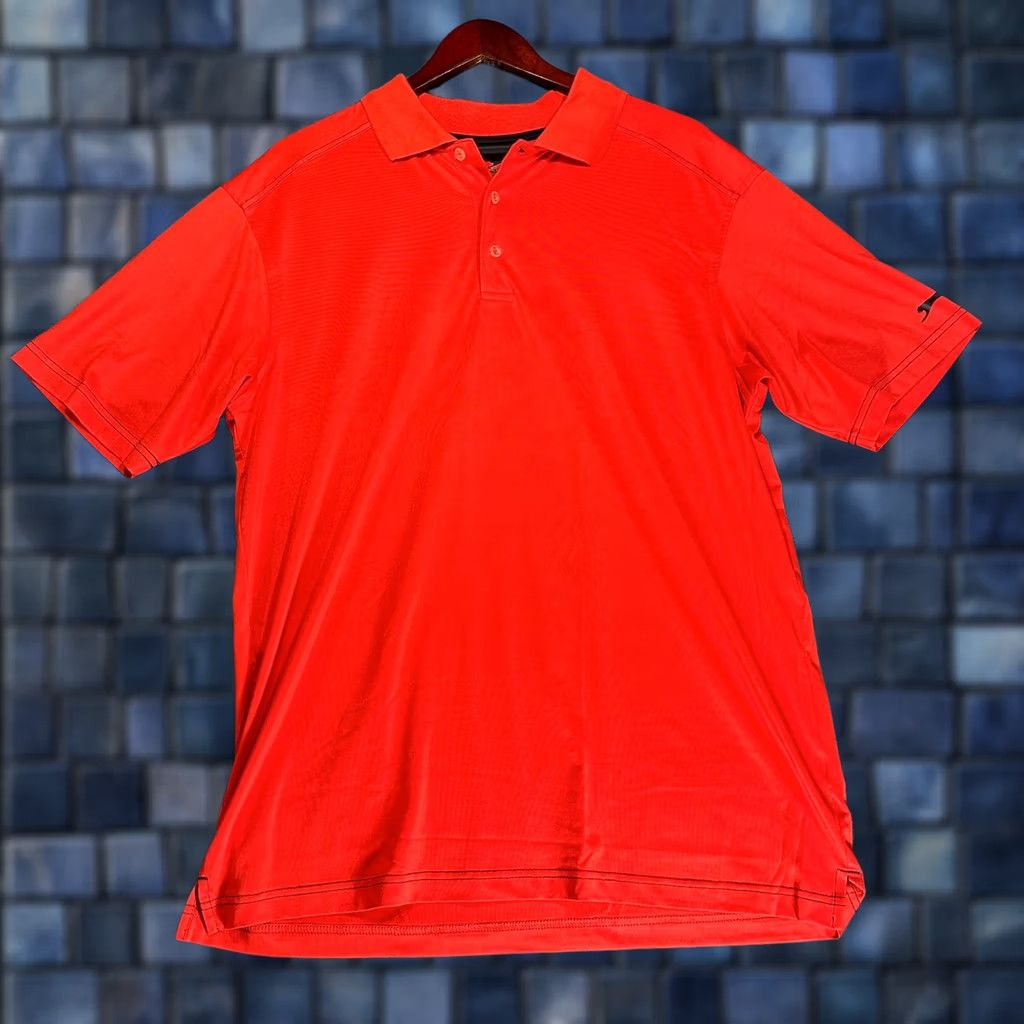Vintage Slazenger Polo Shirt Mens L Red Stretch Short Sleeve Logo Size US L / EU 52-54 / 3 - 1 Thumbnail