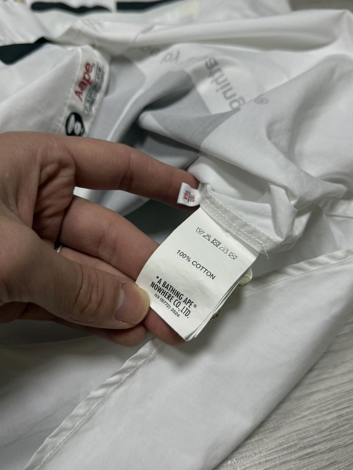 Aape Aape by Bape white and camo button up universe Size US L / EU 52-54 / 3 - 10 Thumbnail