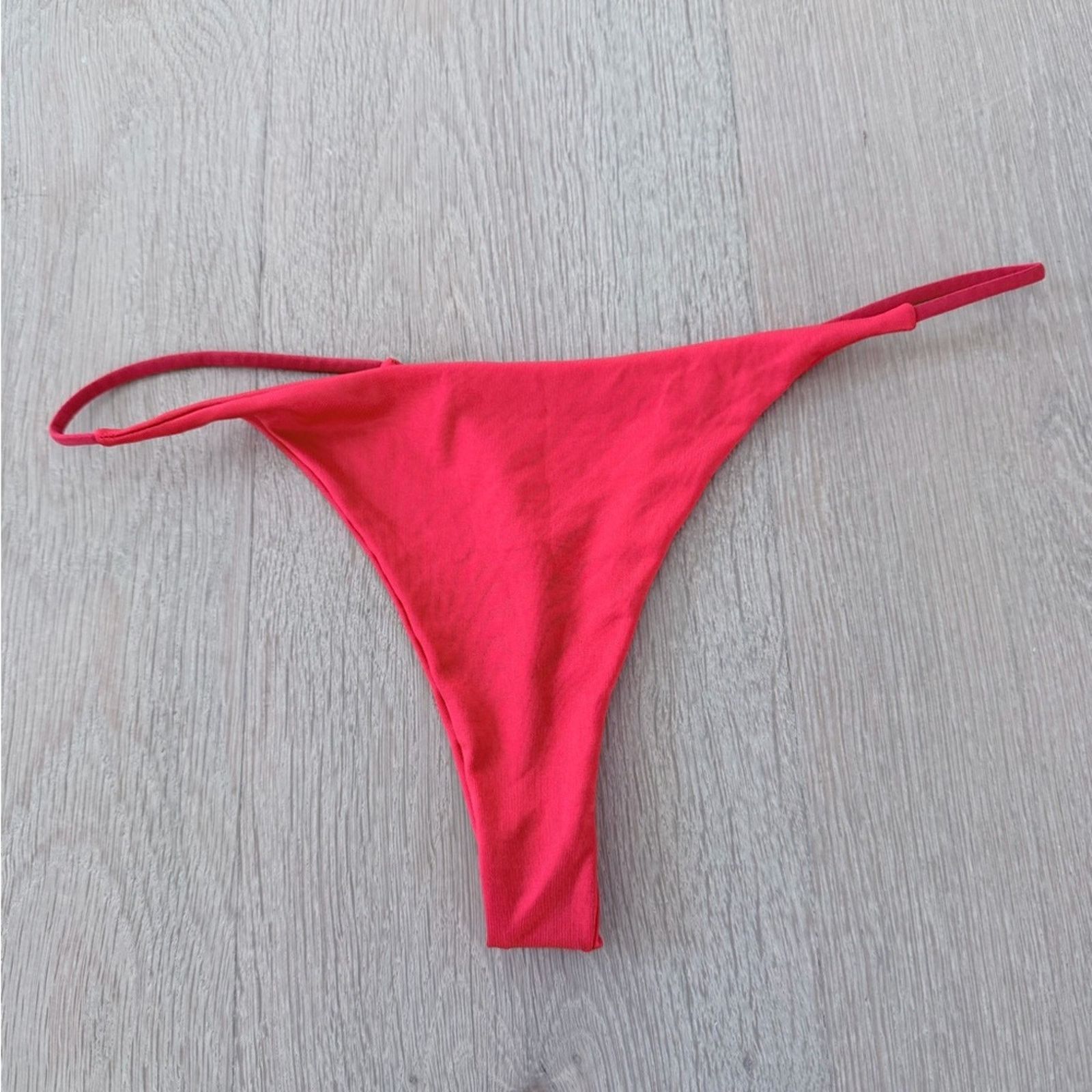 Other Red Swimwear Swimsuit Bikini Bottom thong size XS/S Size ONE SIZE - 2 Thumbnail