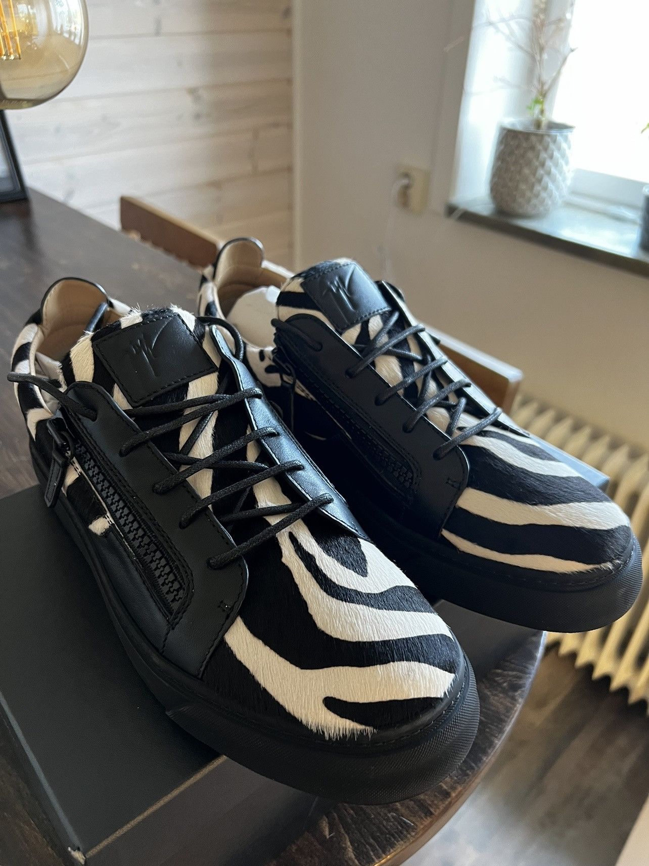 Giuseppe Zanotti Zebra sneakers Size US 12 / EU 45 - 3 Thumbnail