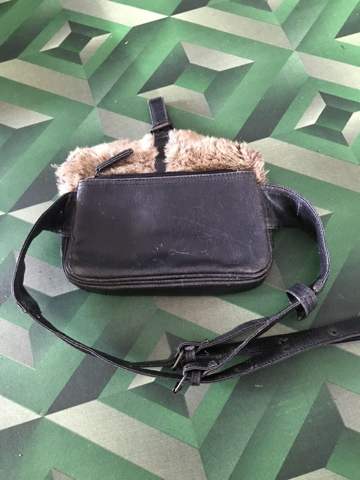 Japanese Brand Vibtage Leather Pouch Bag Size ONE SIZE - 4 Thumbnail
