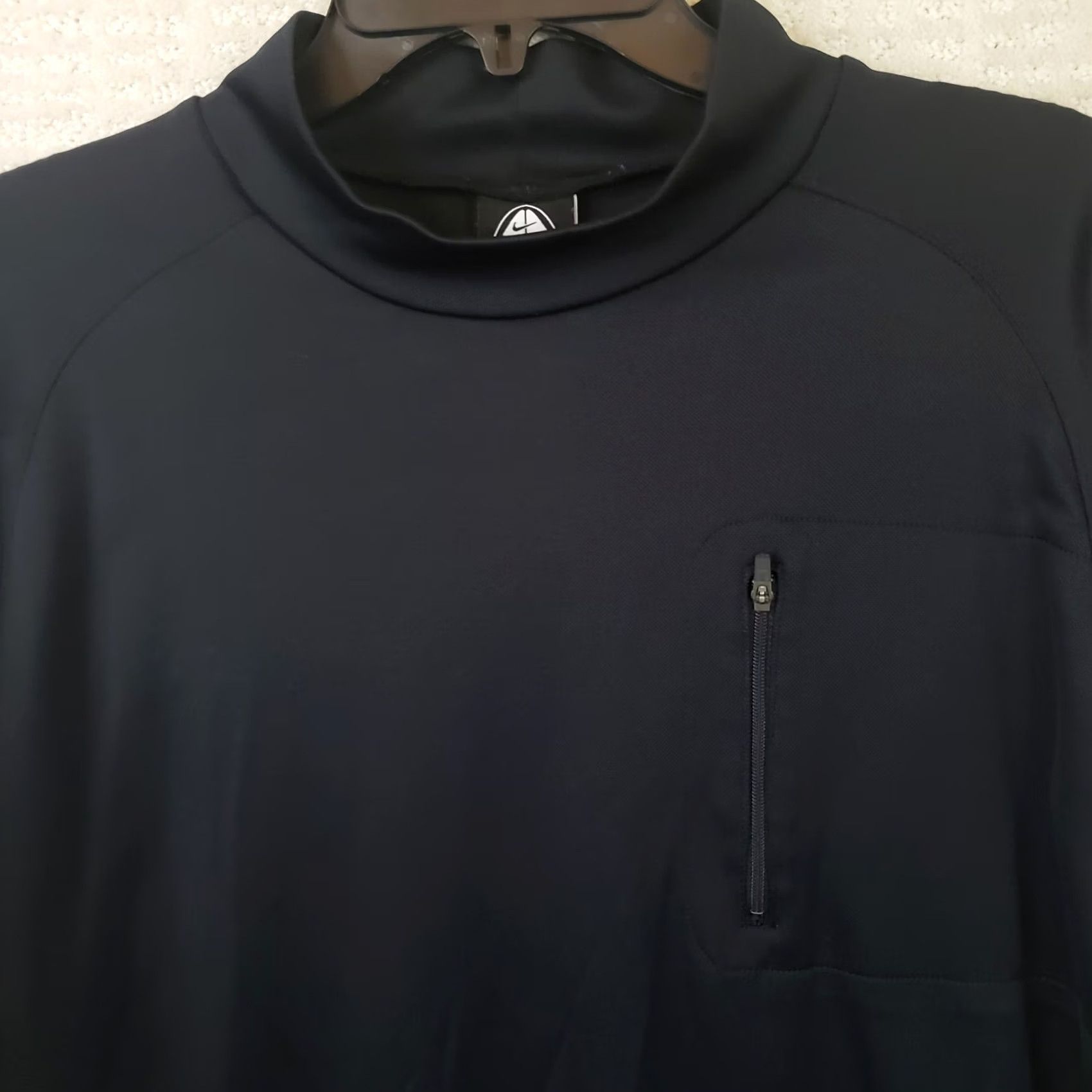 Nike Nike ACG Pullover Shirt Long Sleeve Mock Neck Men S Black Nike ACG Markings Activewear Casual Outdoor 90s Style Mens S Size US S / EU 44-46 / 1 - 3 Thumbnail