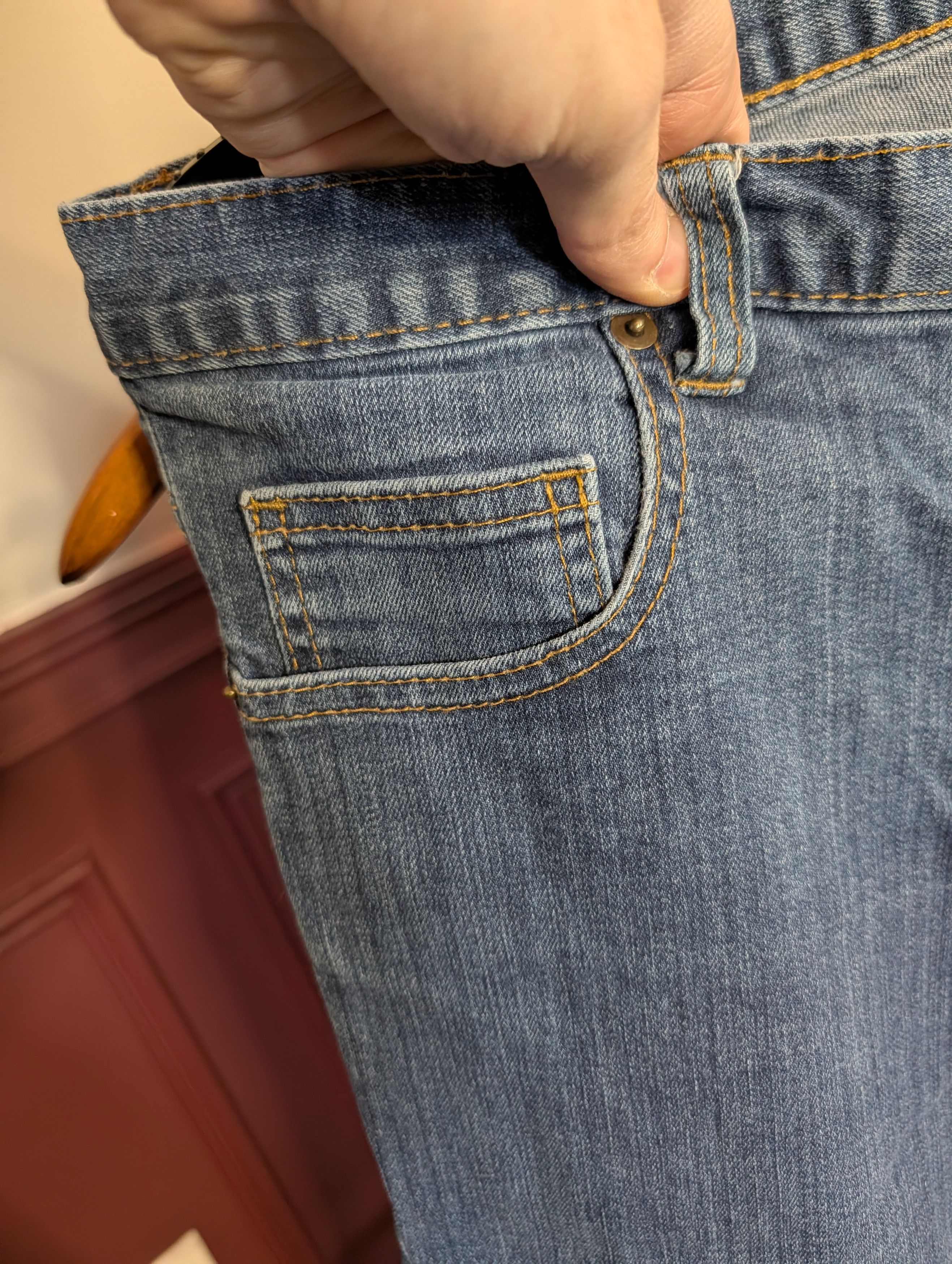 American Edition DEARBORN DENIM Blue MiUSA Slim Straight Jeans Size US 34 / EU 50 - 5 Thumbnail