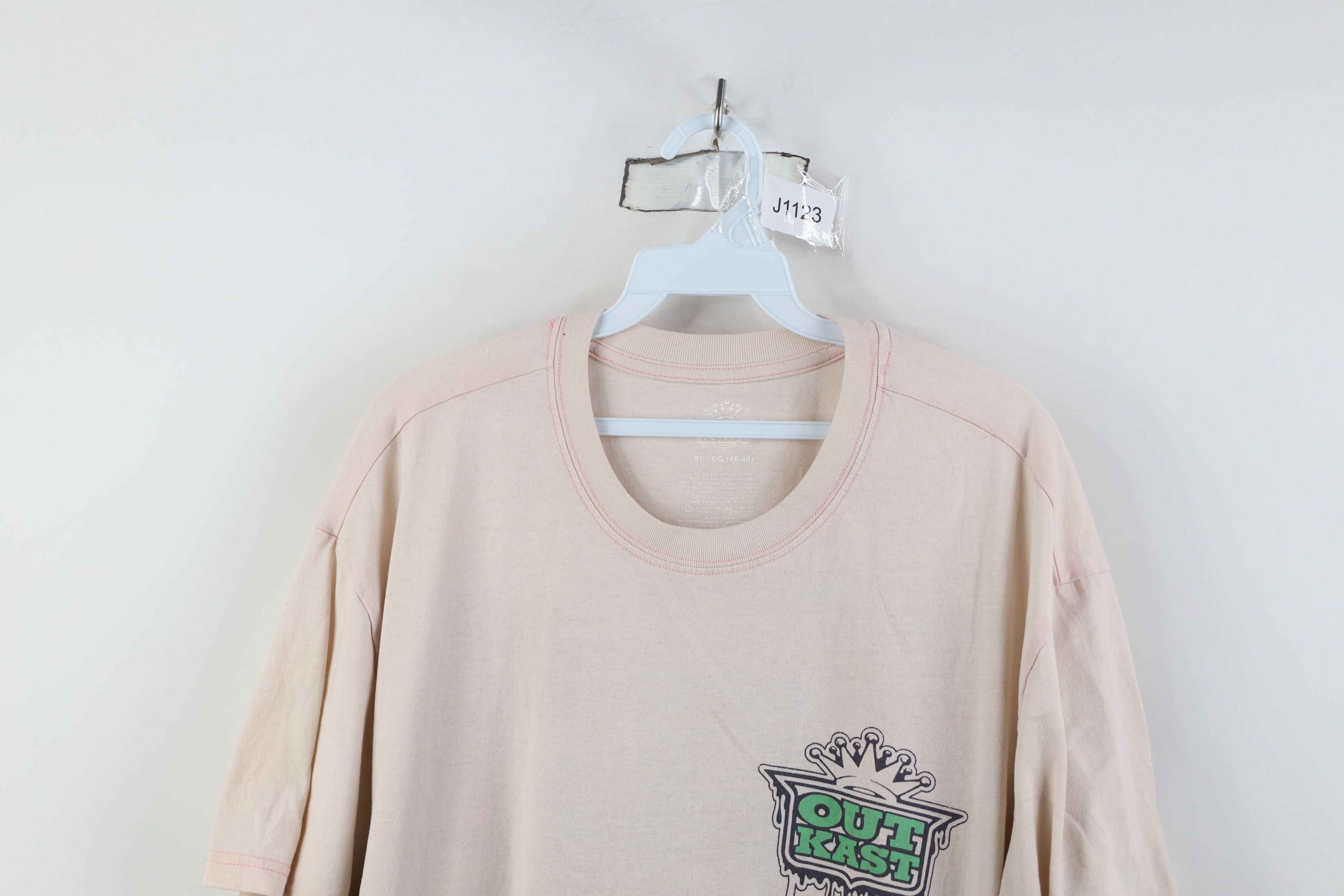 Vintage Y2K Streetwear Outkast Band Short Sleeve T-Shirt Pink Size US XL / EU 56 / 4 - 2 Thumbnail