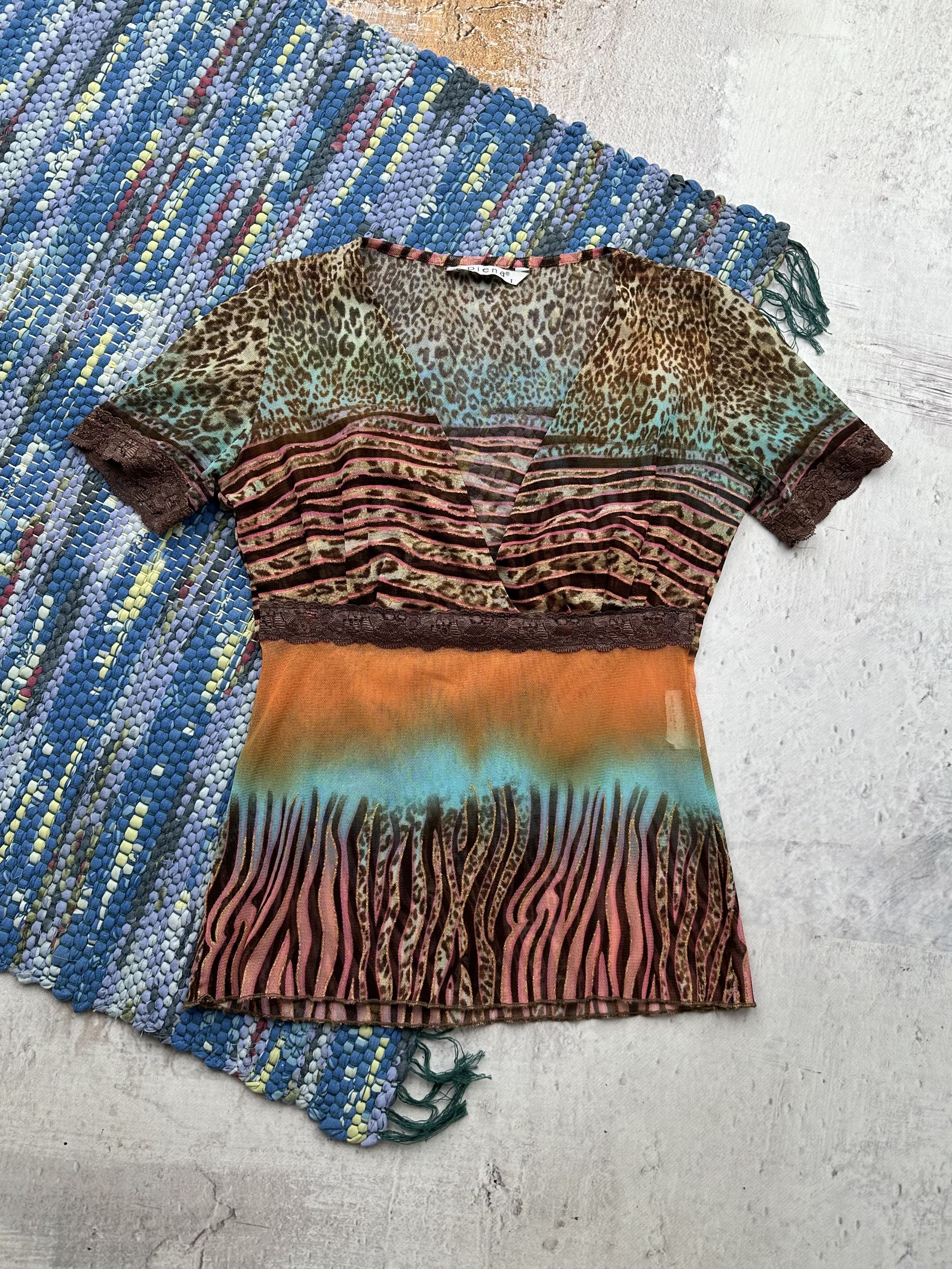 Japanese Brand Vintage Mesh Tee A20(616) Size M / US 6-8 / IT 42-44 - 1 Thumbnail