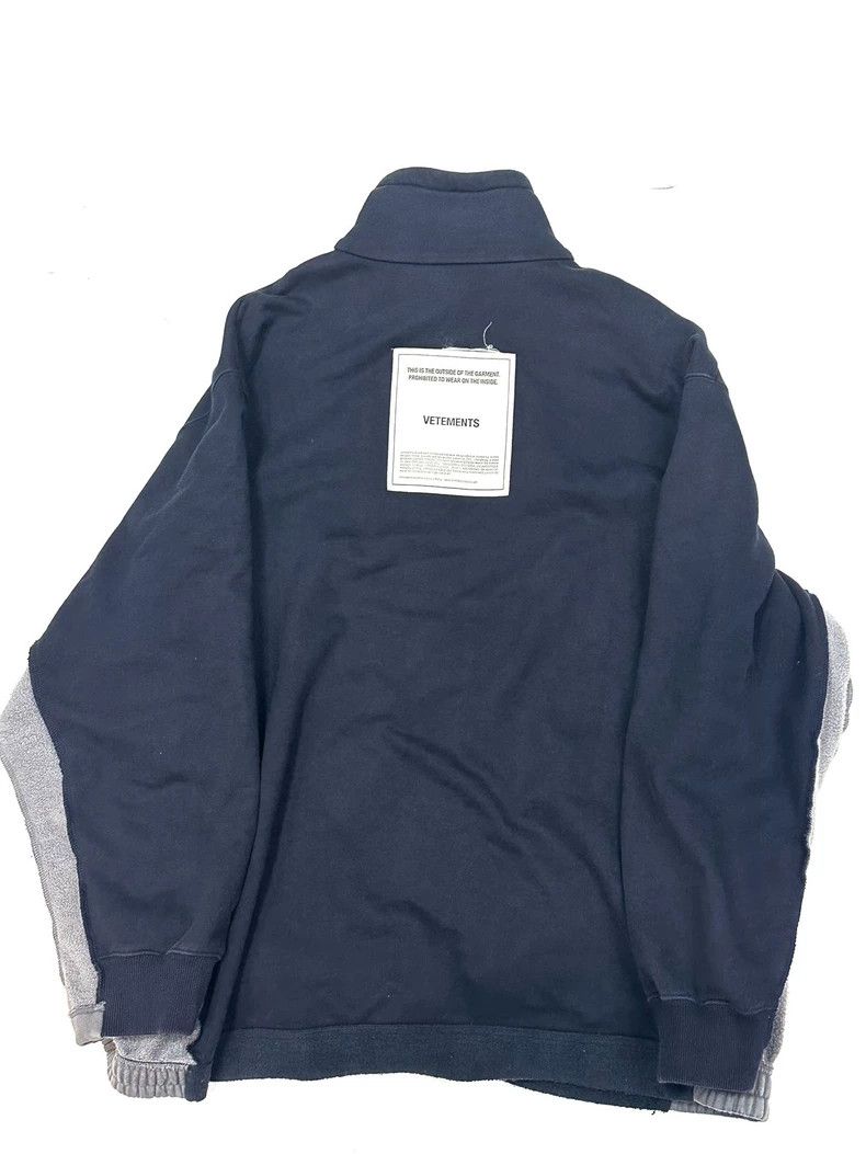 Vetements Vetements Patch half zipper sweatshirt 2506-Nextarrow Size US M / EU 48-50 / 2 - 2 Thumbnail