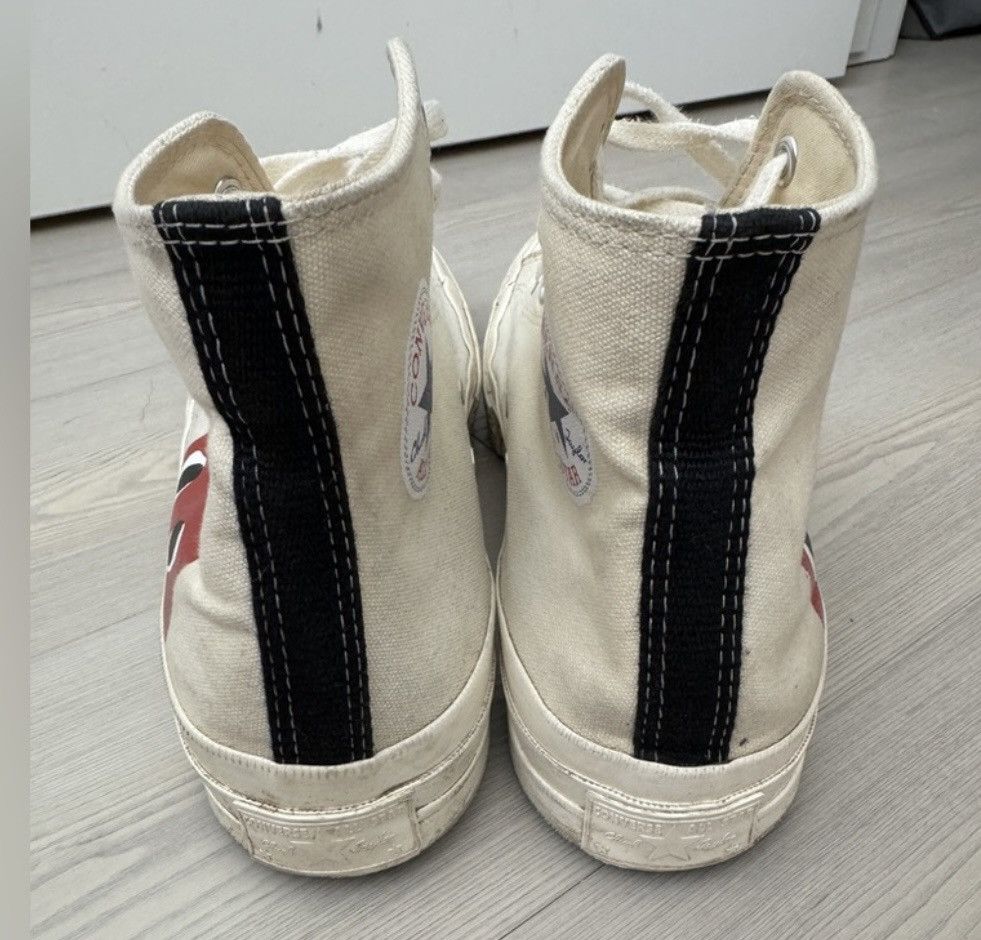 Comme des Garcons × Converse Converse - CDG Play - Chuck Taylor All Star 70 High Size US 10 / EU 43 - 4 Thumbnail