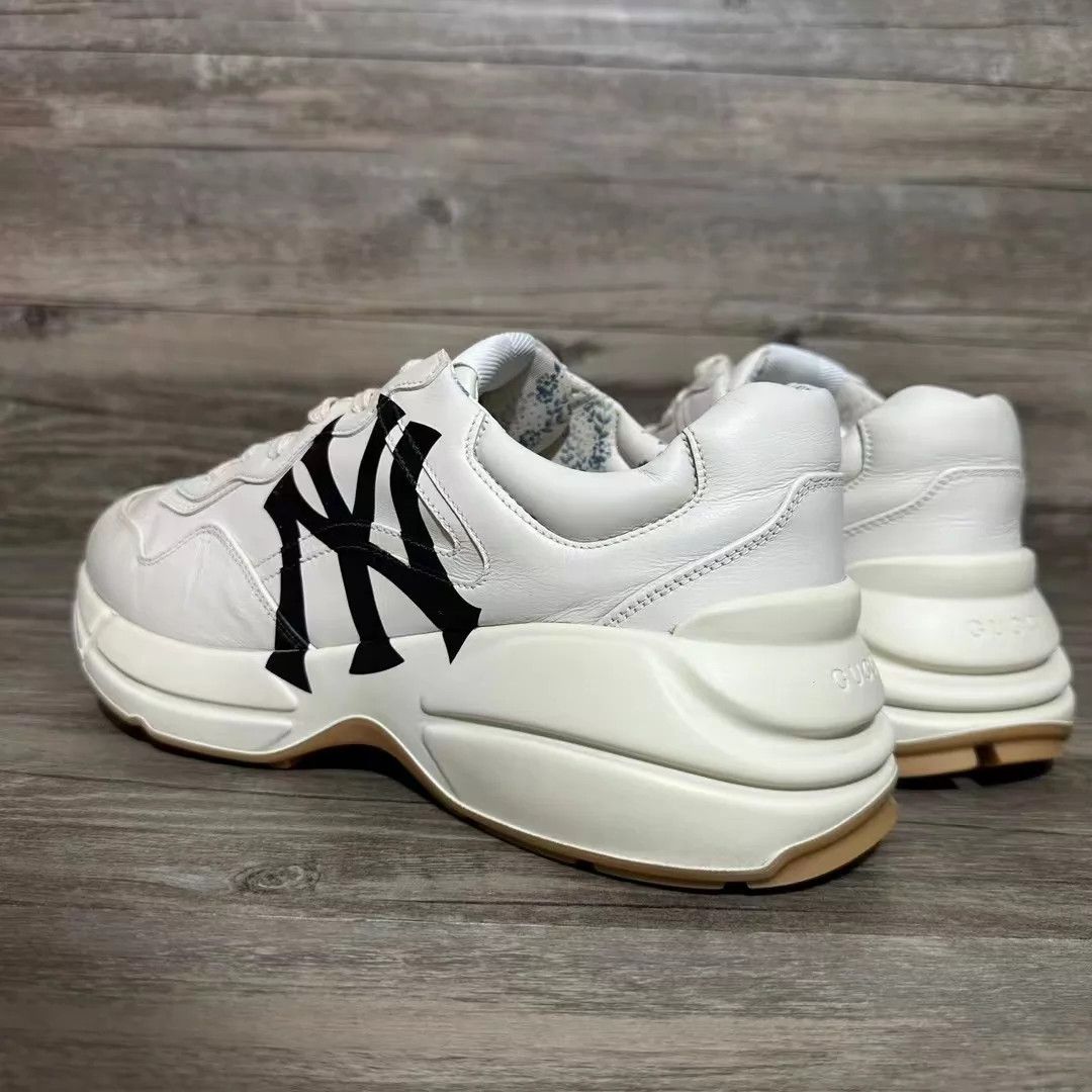 Gucci Gucci Dad Sneaker 43.5 Black White Off-White 95new Size US 10.5 / EU 43-44 - 3 Thumbnail