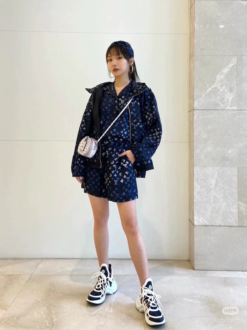Louis Vuitton LOUIS VUITTON Full-print blue and black patchwork drawstrin Size XXS / US 00 / IT 34 - 9 Thumbnail