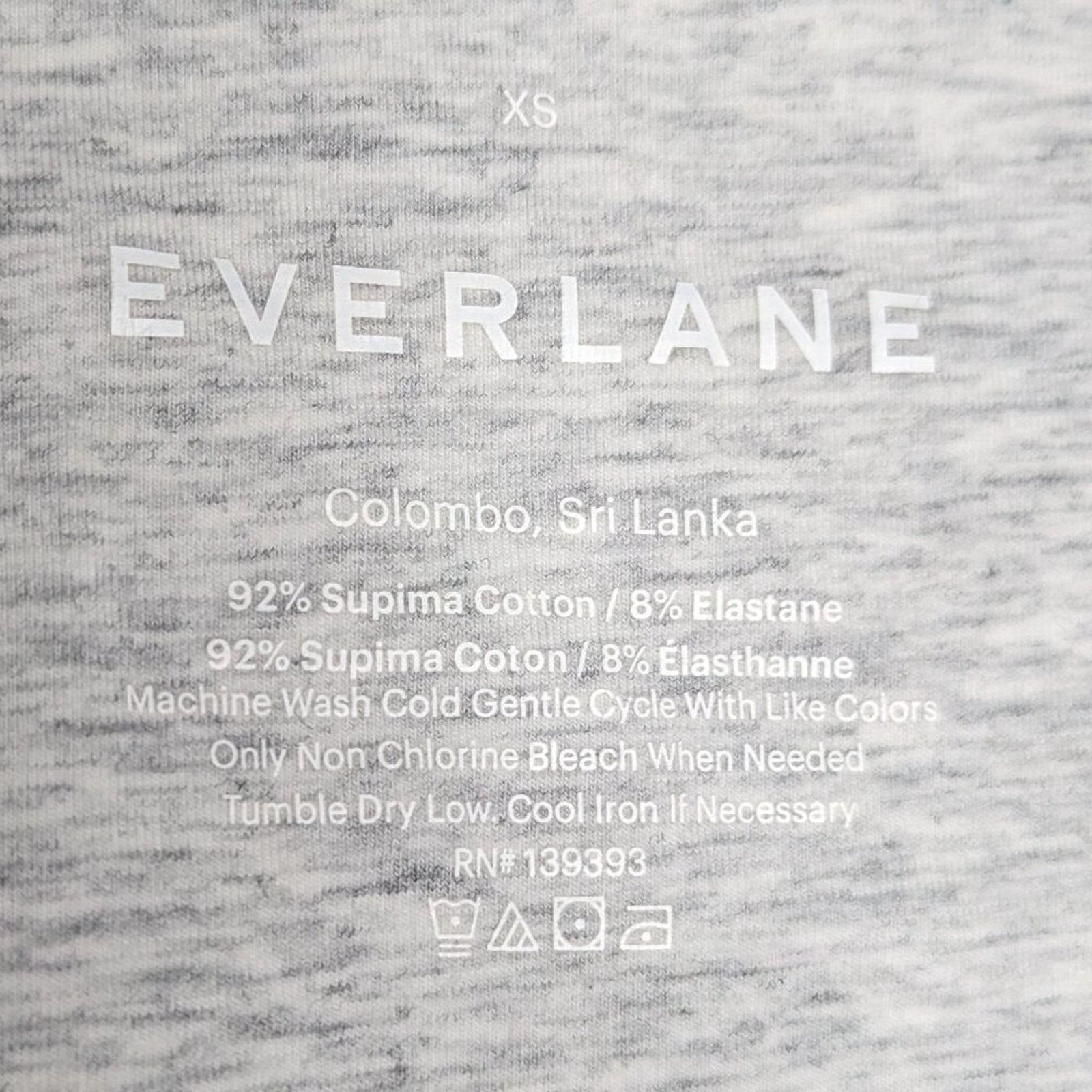 Everlane Everlane Gray The Henley Bodysuit Long Sleeve Scoop Neck XS Size XS / US 0-2 / IT 36-38 - 6 Thumbnail