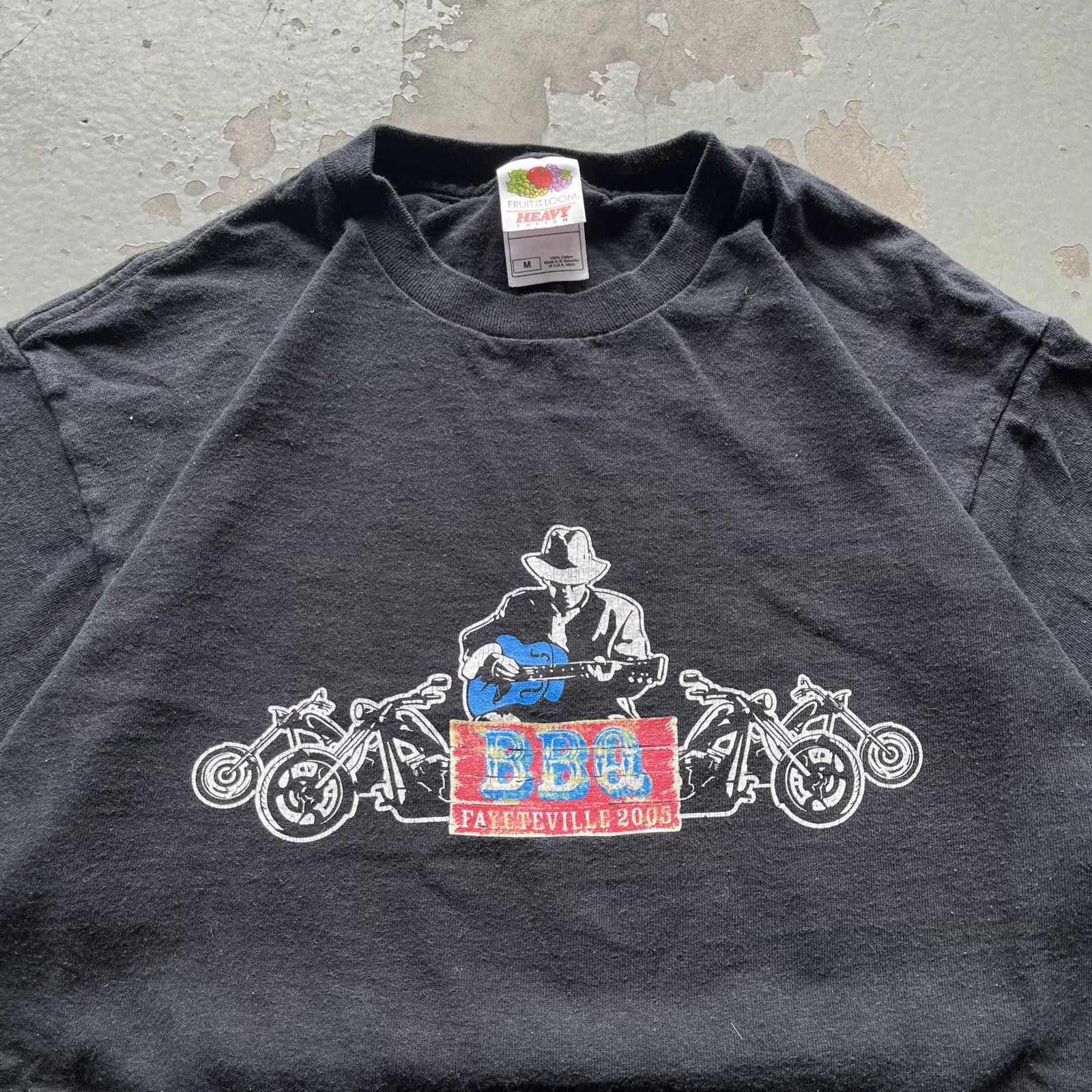 Fruit Of The Loom × Vintage Vintage Y2K Dickson Street Biker Blues BBQ Arkansas Shirt Size US M / EU 48-50 / 2 - 3 Thumbnail