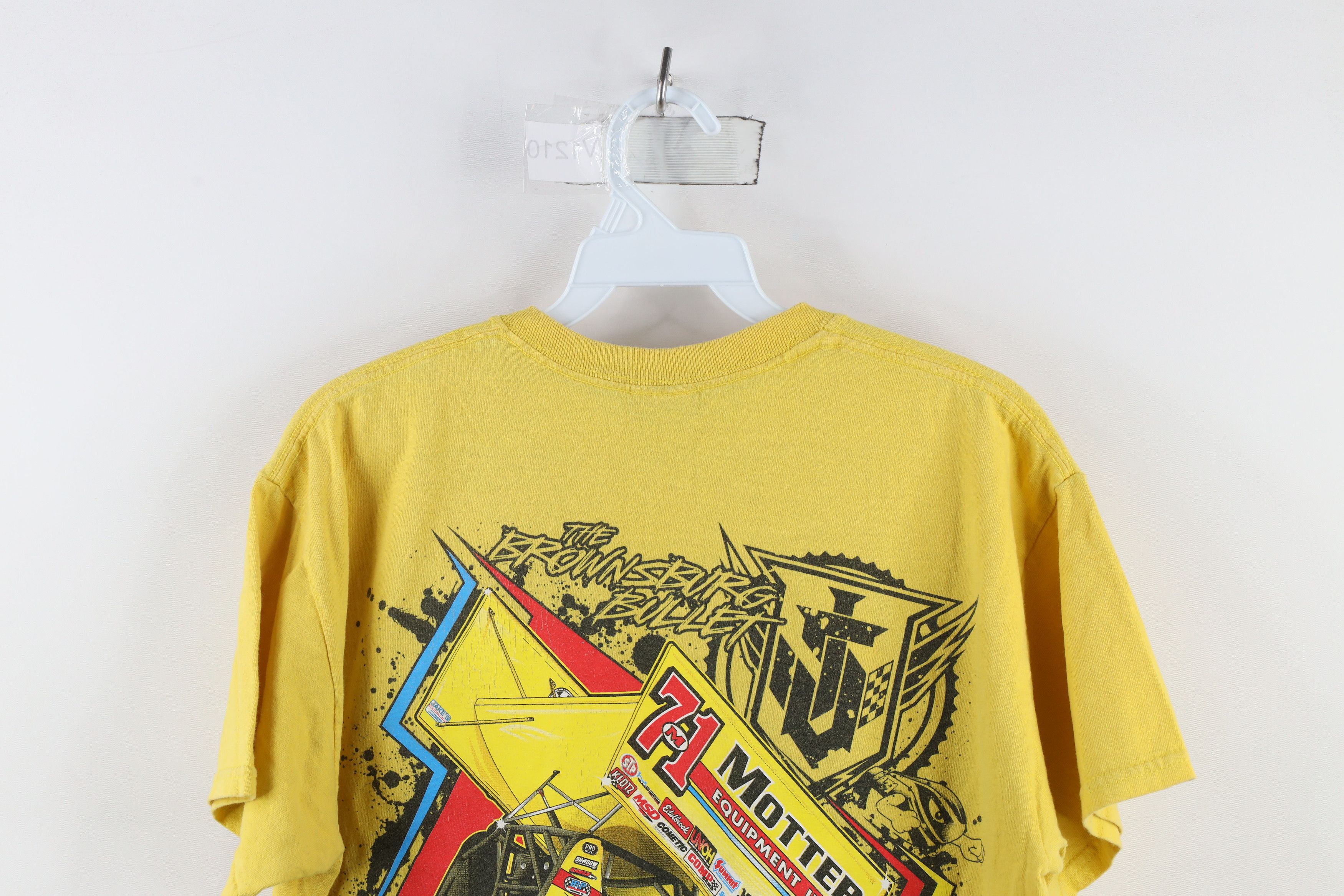 Vintage Streetwear Saldana The Brownsburg Bullet Racing T-Shirt Size US M / EU 48-50 / 2 - 14 Thumbnail