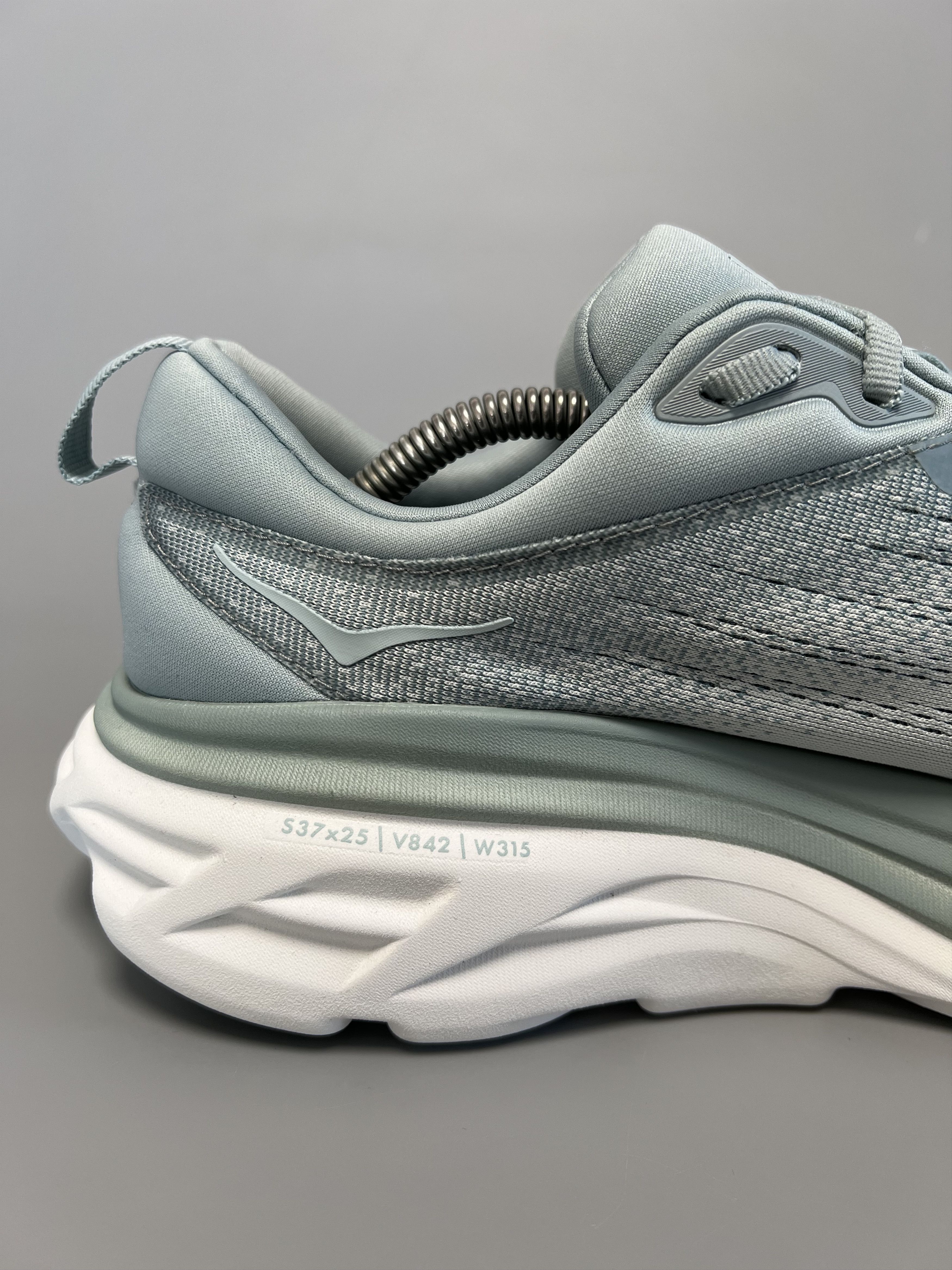 Hoka 9.5D Hoka One One Bondi 8 Men's Running Shoes Gym Walking Size US 9.5 / EU 42-43 - 6 Thumbnail