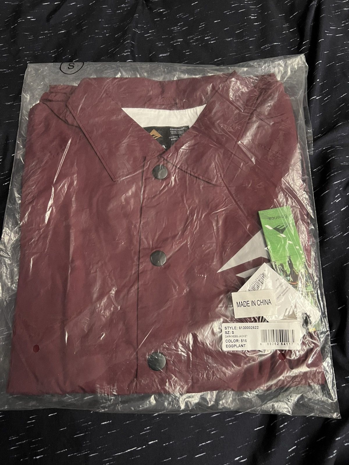 Emerica Emerica Darkness Jacket Button Up *SMALL Size US S / EU 44-46 / 1 - 6 Thumbnail