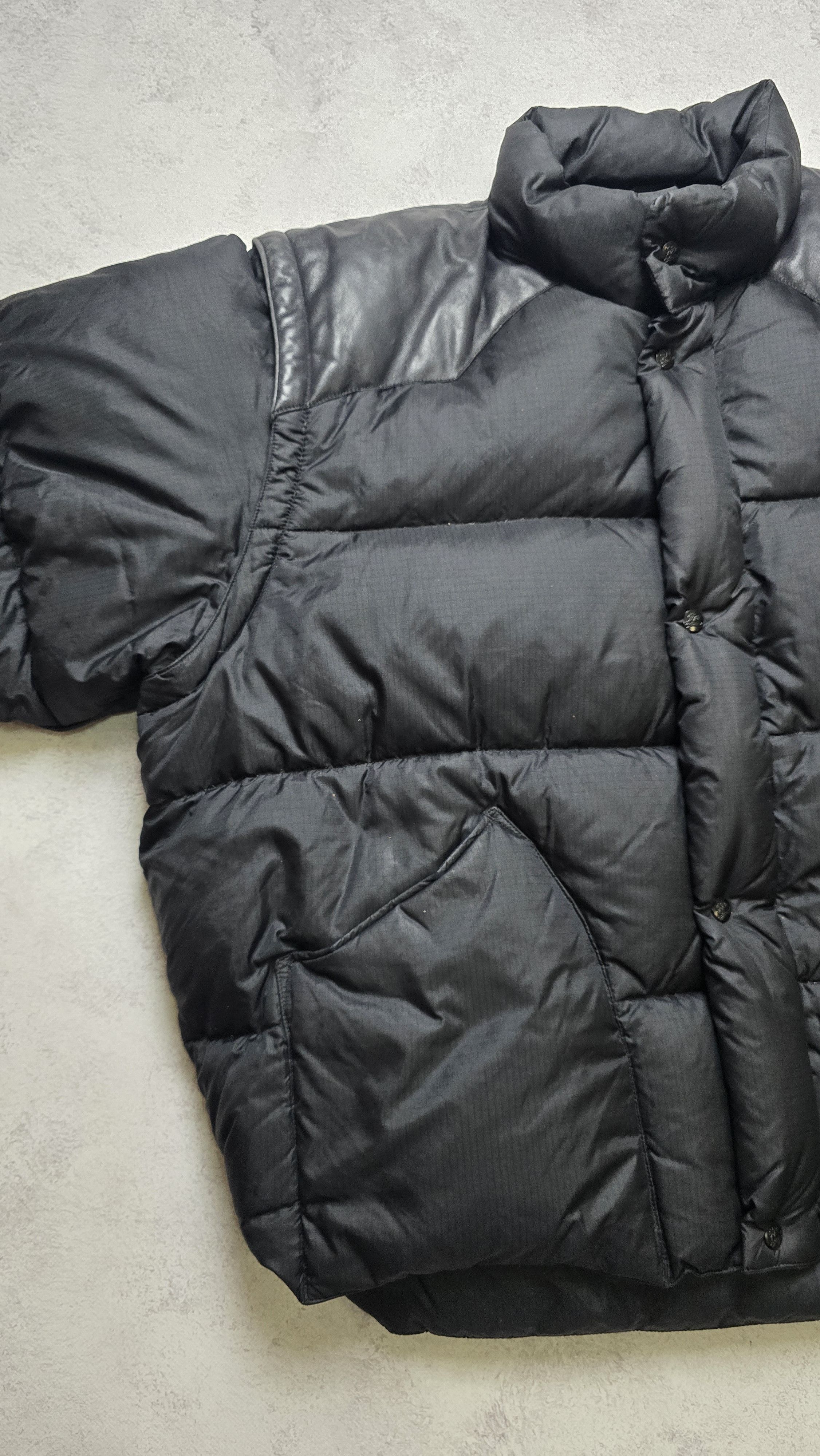 Chevignon Vintage 2in1 Chevignon Togs Unlimited Black Down Jacket Vest Size US XXL / EU 58 / 5 - 12 Thumbnail
