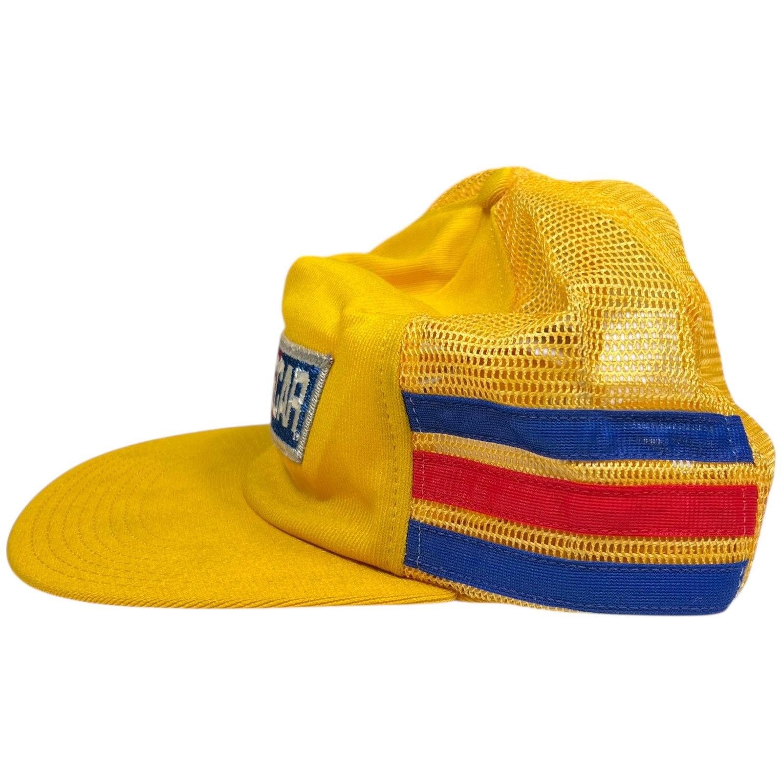 NASCAR × Vintage Vintage 80s NASCAR three stripe worn trucker SnapBack hat Size ONE SIZE - 3 Thumbnail