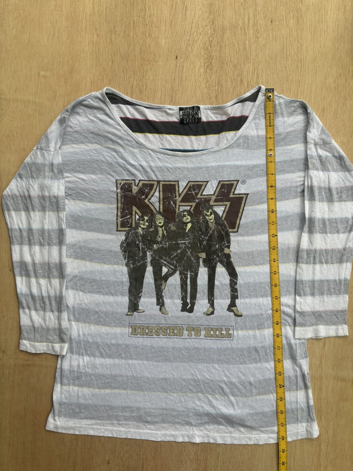 Japanese Brand Y2k Good rock speed Kiss band punk style Longsleeve Size ONE SIZE - 9 Thumbnail