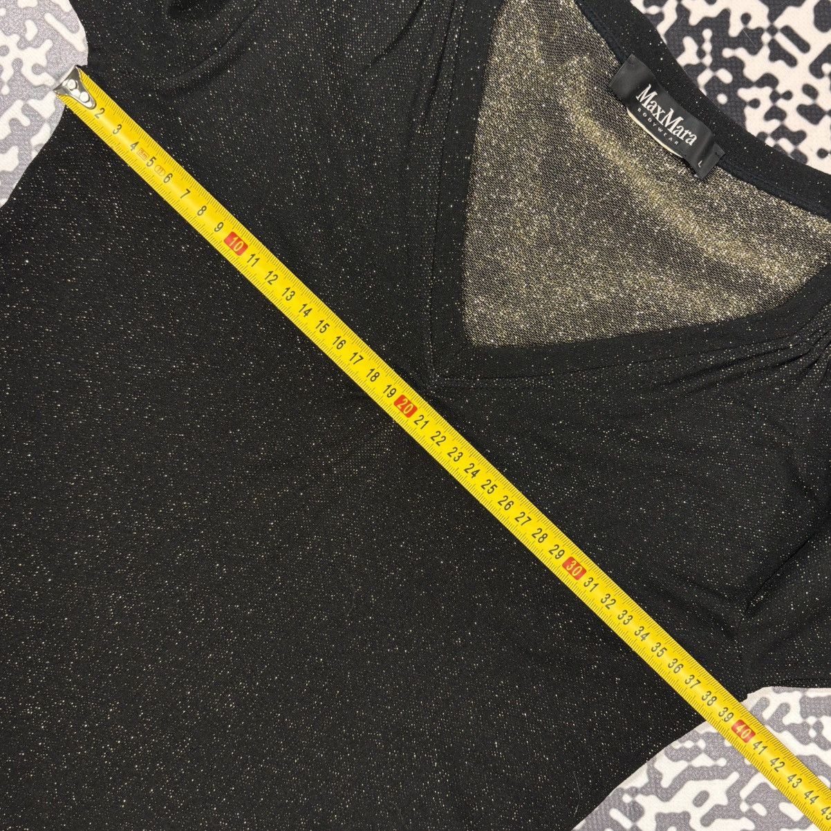 Max Mara Vintage Y2K Max Mara Bodywear Longsleeve Luxury Retro Style Size L / US 10 / IT 46 - 15 Thumbnail