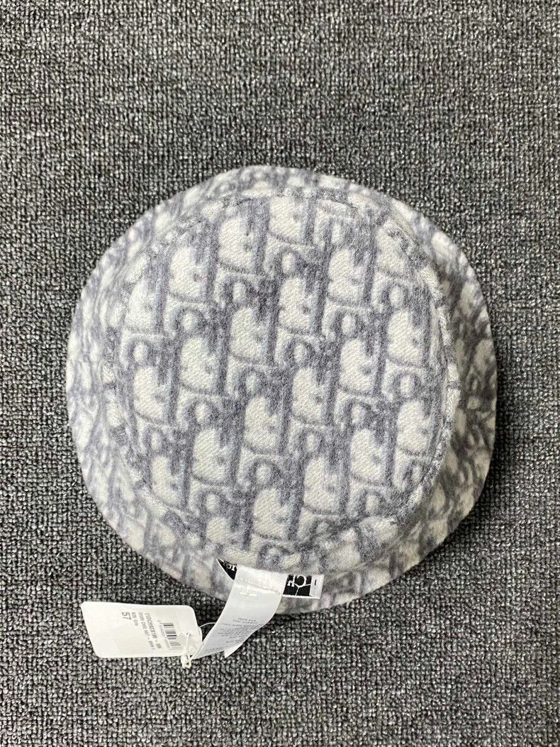 Dior Dior double-sided gray wool fisherman hat Size ONE SIZE - 3 Thumbnail