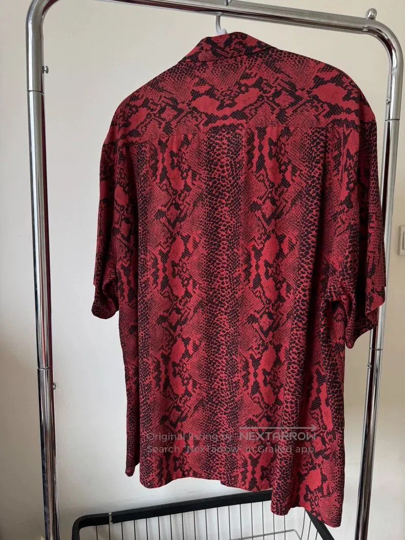 Japanese Brand Wack Maria Red Snake Short Sleeve Shirt Size US XL / EU 56 / 4 - 2 Thumbnail