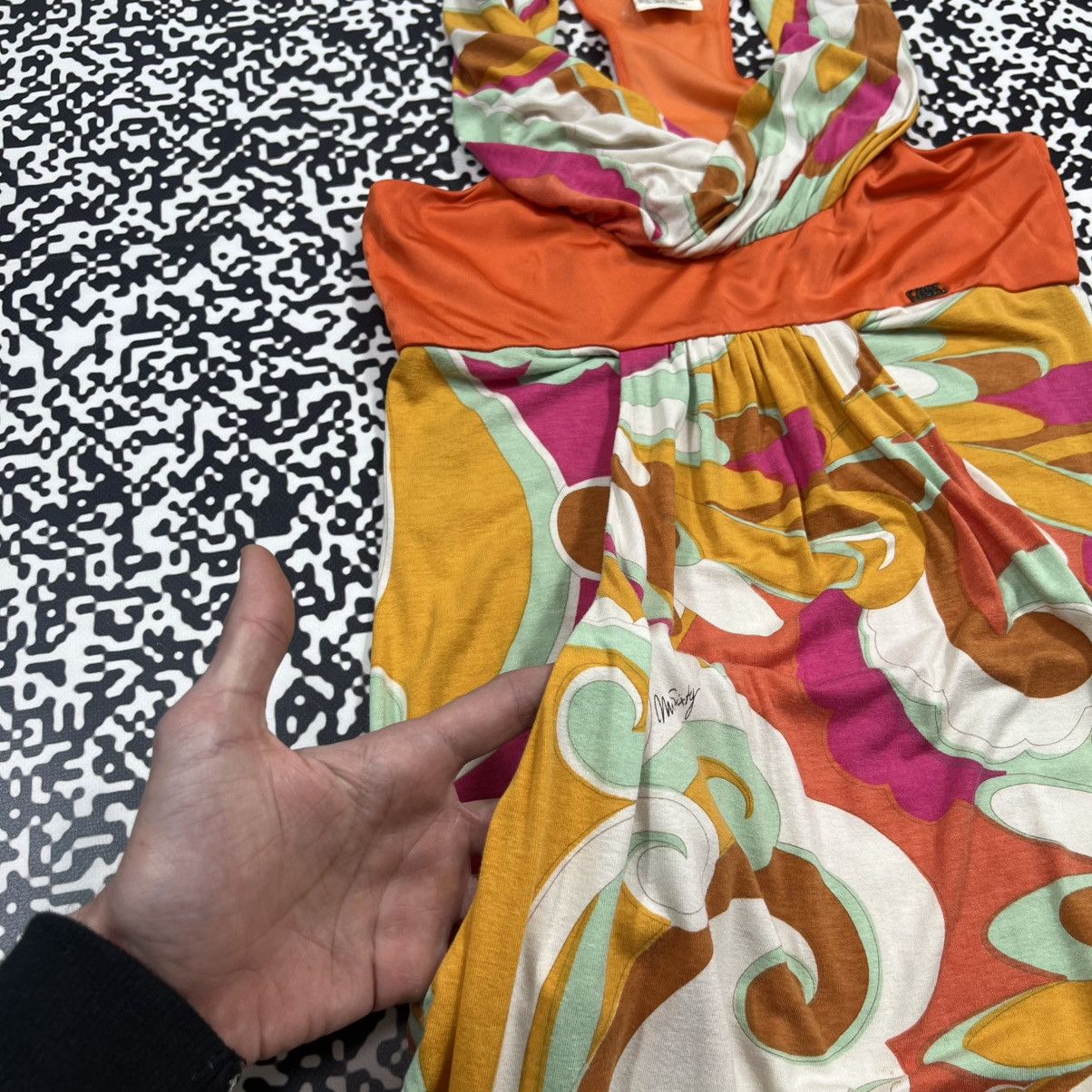 Miss Sixty Vintage Y2K Miss Sixty Floral Abstract Print Viscose Dress Size S / US 4 / IT 40 - 11 Thumbnail