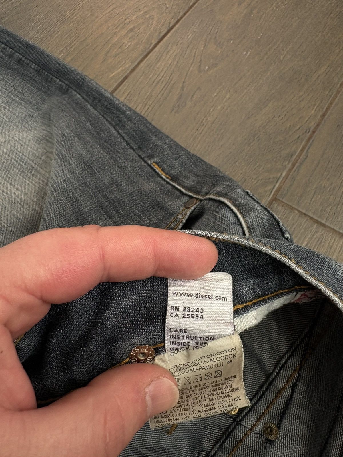 Diesel Diesel Buckle Back Logo Pocket Denim Pants Men’s size 32 Size US 32 / EU 48 - 15 Thumbnail
