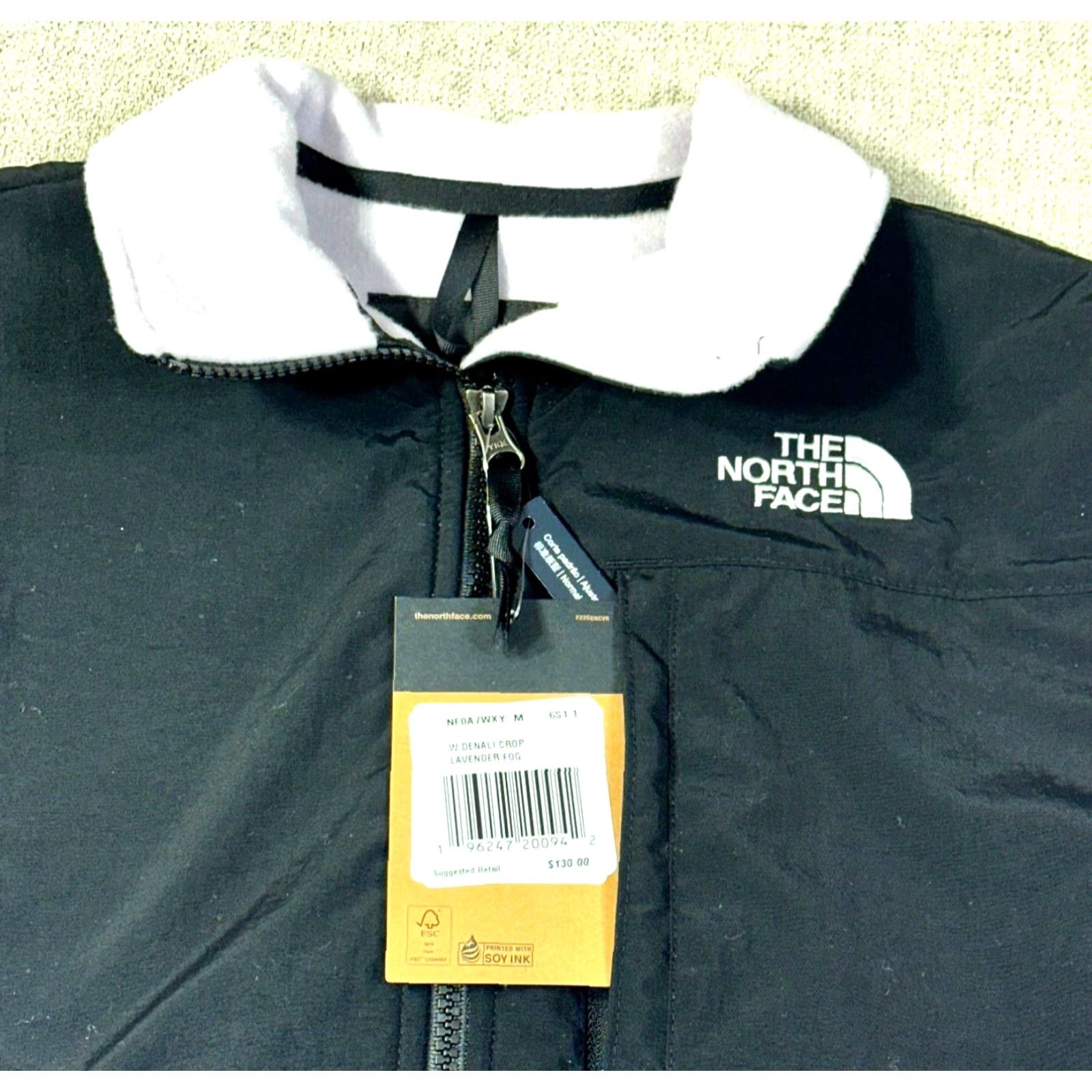 The North Face VINTAGE The North Face Womens Denali Crop Lavender Fog NWT Size M / US 6-8 / IT 42-44 - 3 Thumbnail
