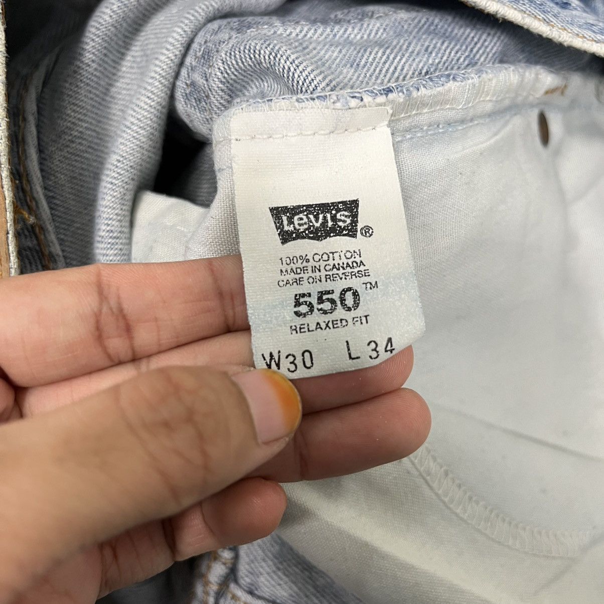 Levi's Vintage Levis Lot 550 Denim Jeans Size US 30 / EU 46 - 20 Thumbnail
