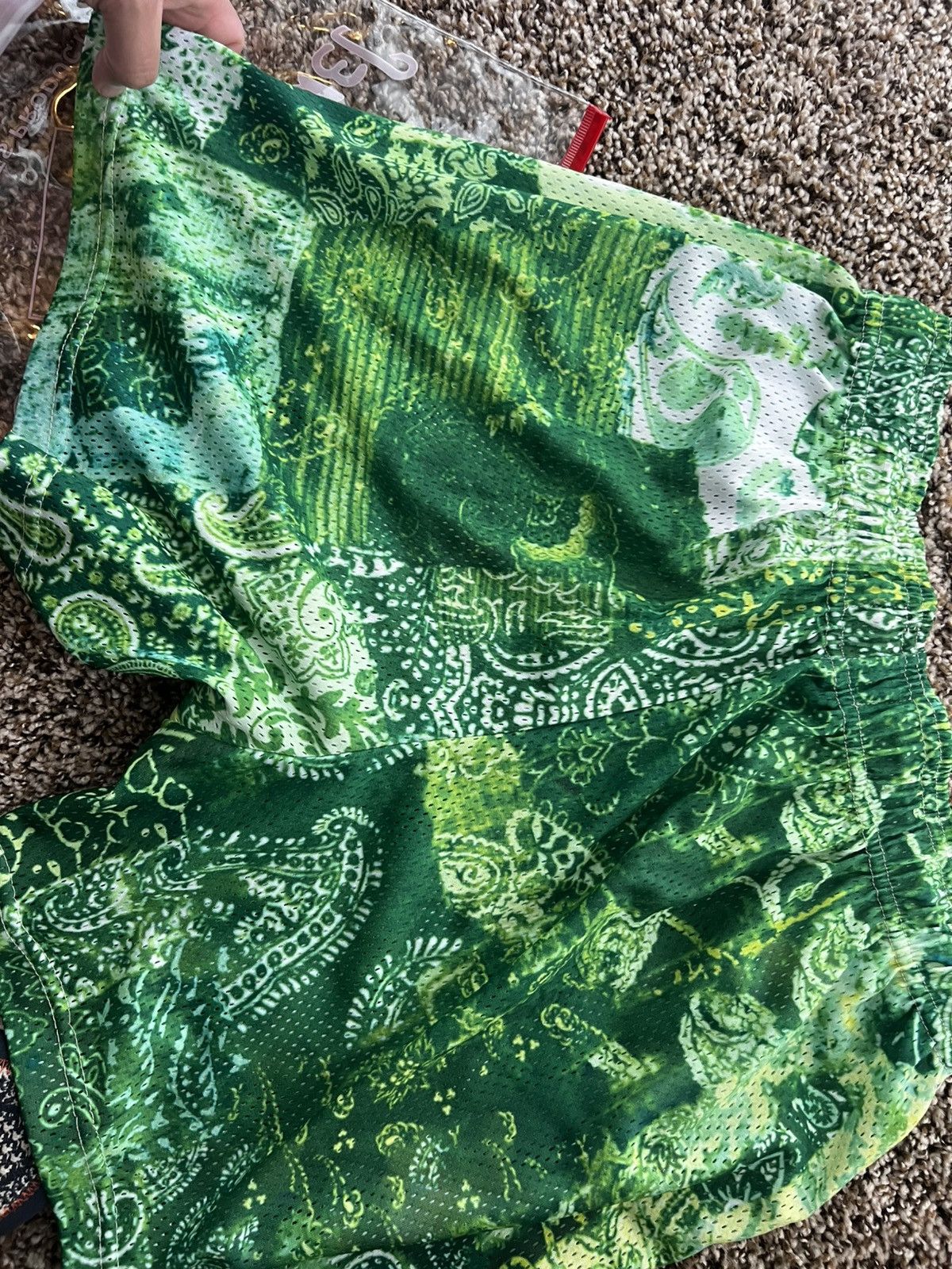 Eric Emanuel Eric Emanuel EE Basic Shorts Neon Green Paisley Size XLarge Size US 34 / EU 50 - 7 Thumbnail
